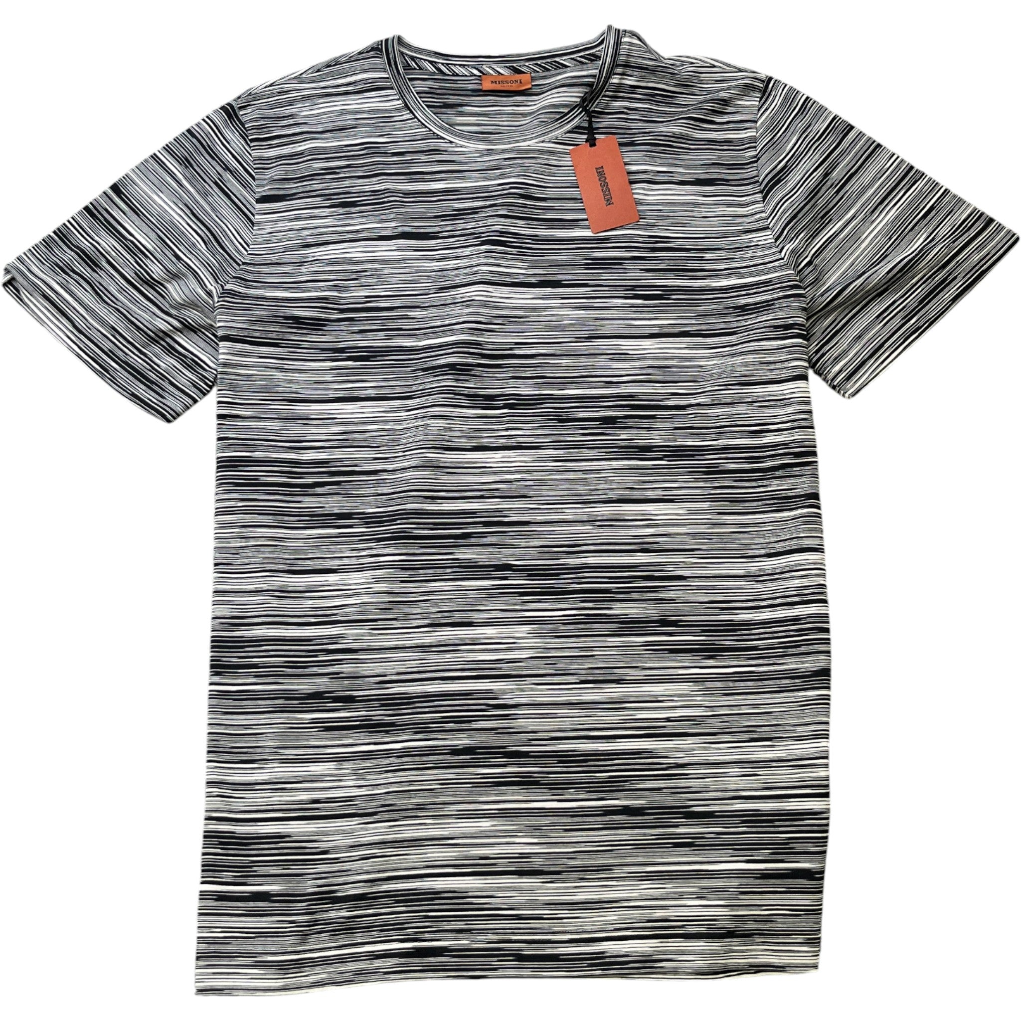 Men's Space Dye T-Shirt Black Size XXL