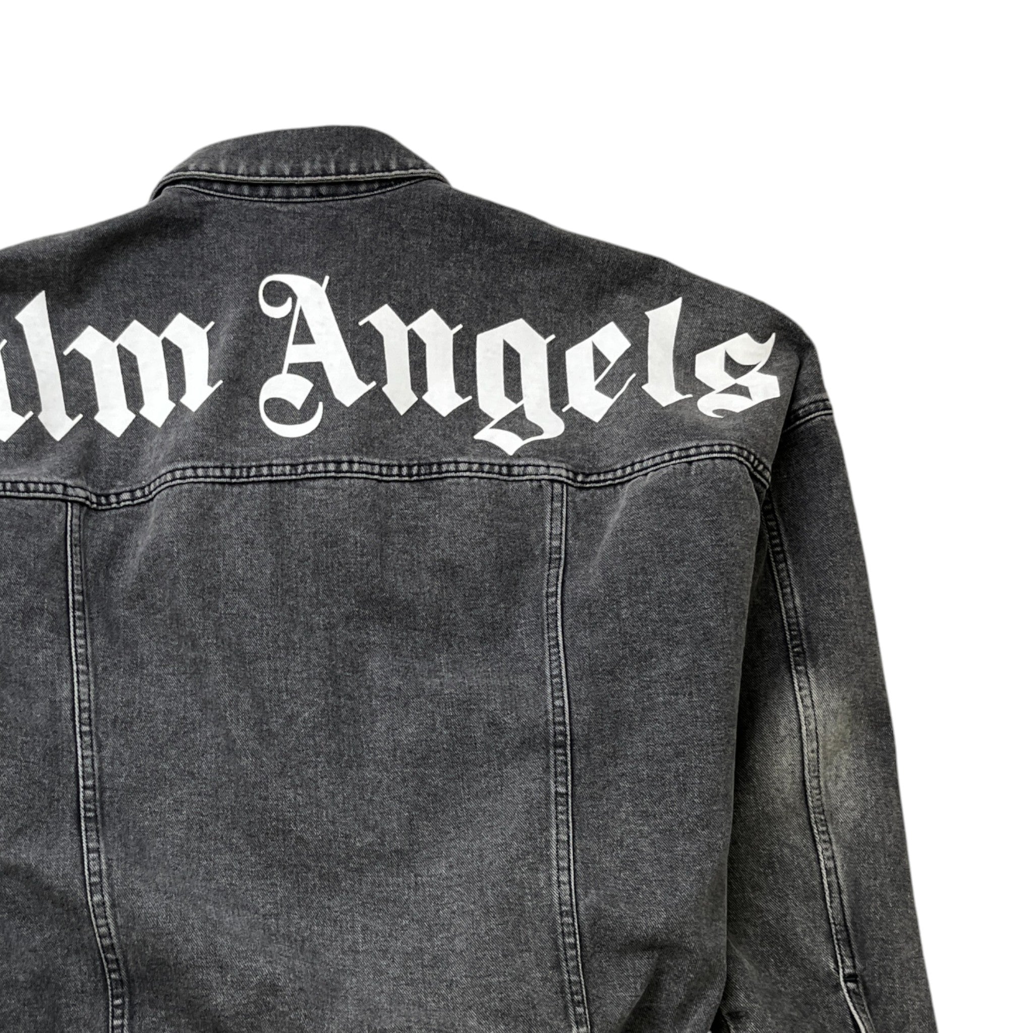 Men's Logo Print Jacket Grey Size S