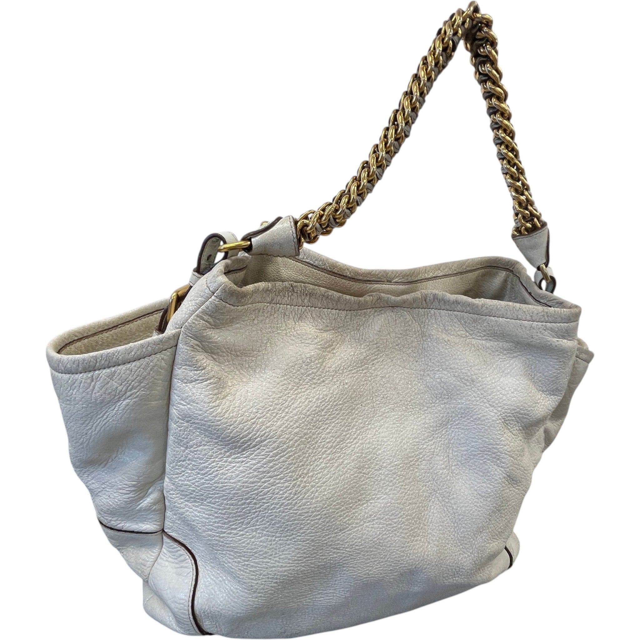Women's Cervo Lux Chain B Bag Beige