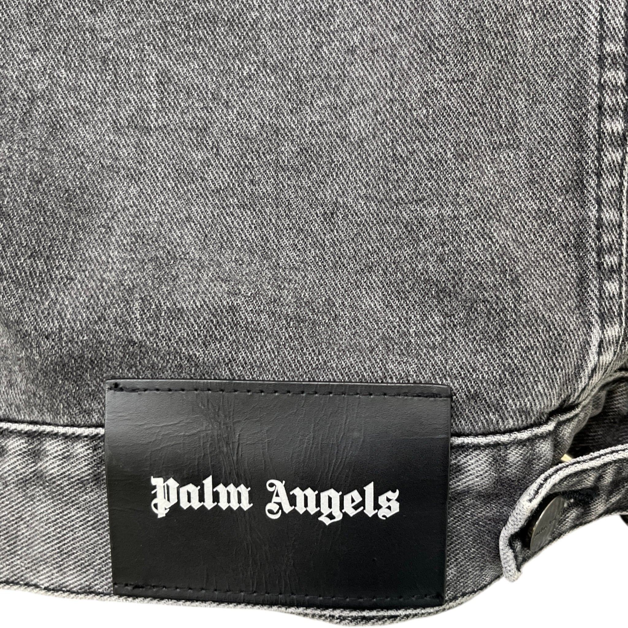 Men's Logo Print Jacket Grey Size S