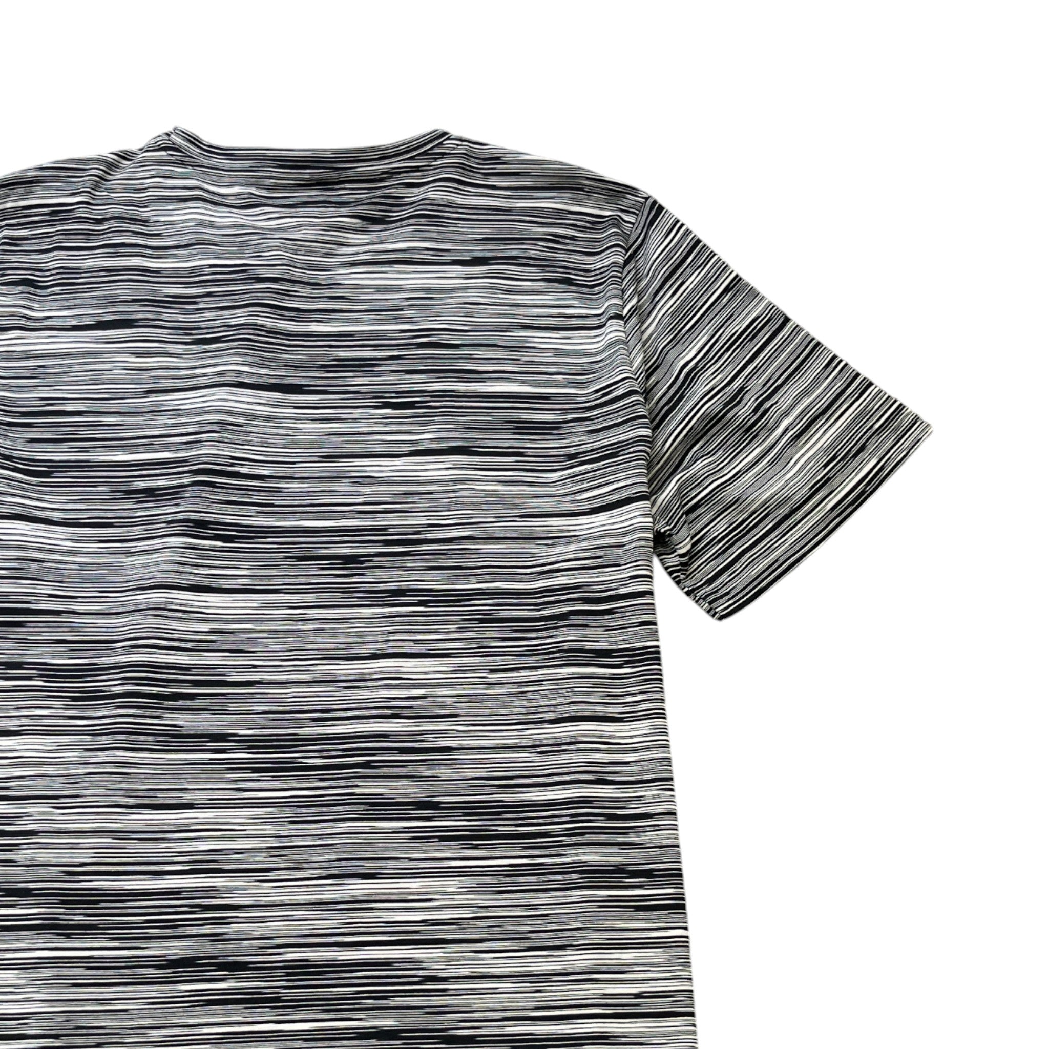 Men's Space Dye T-Shirt Black Size XXL