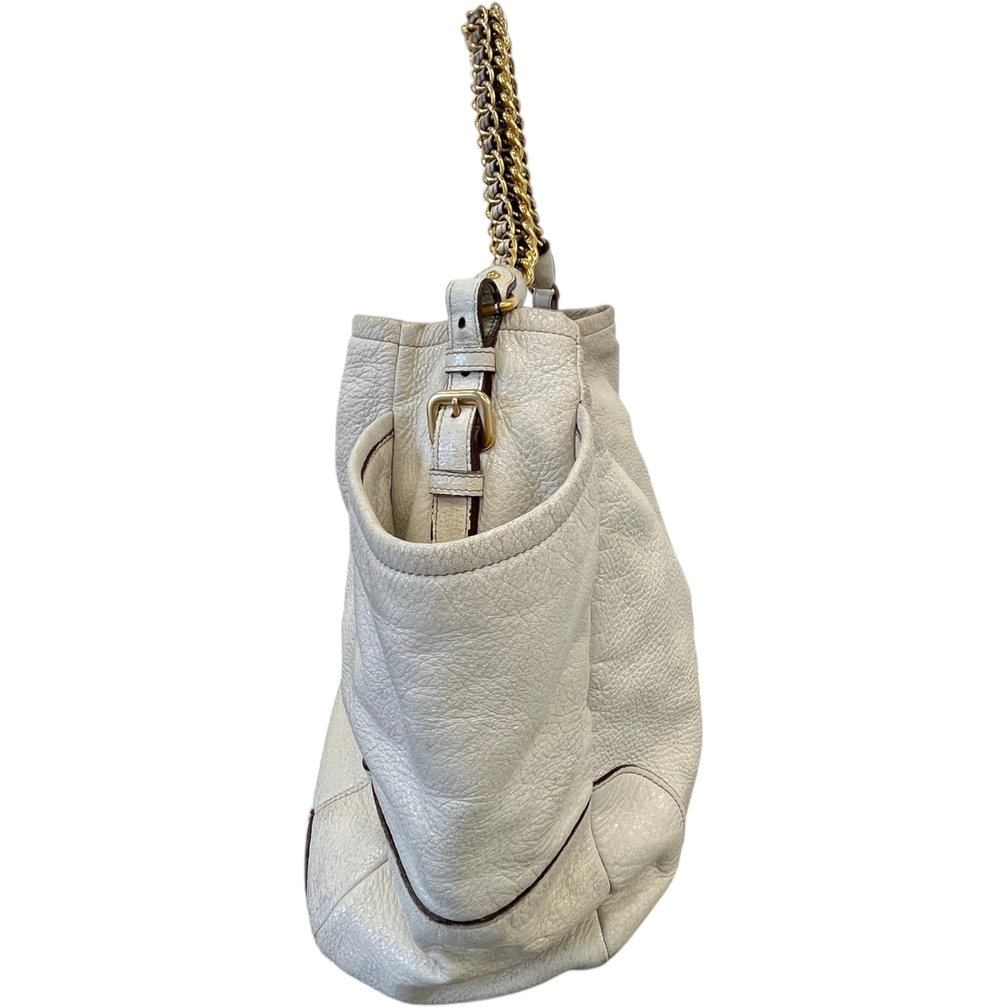 Women's Cervo Lux Chain B Bag Beige