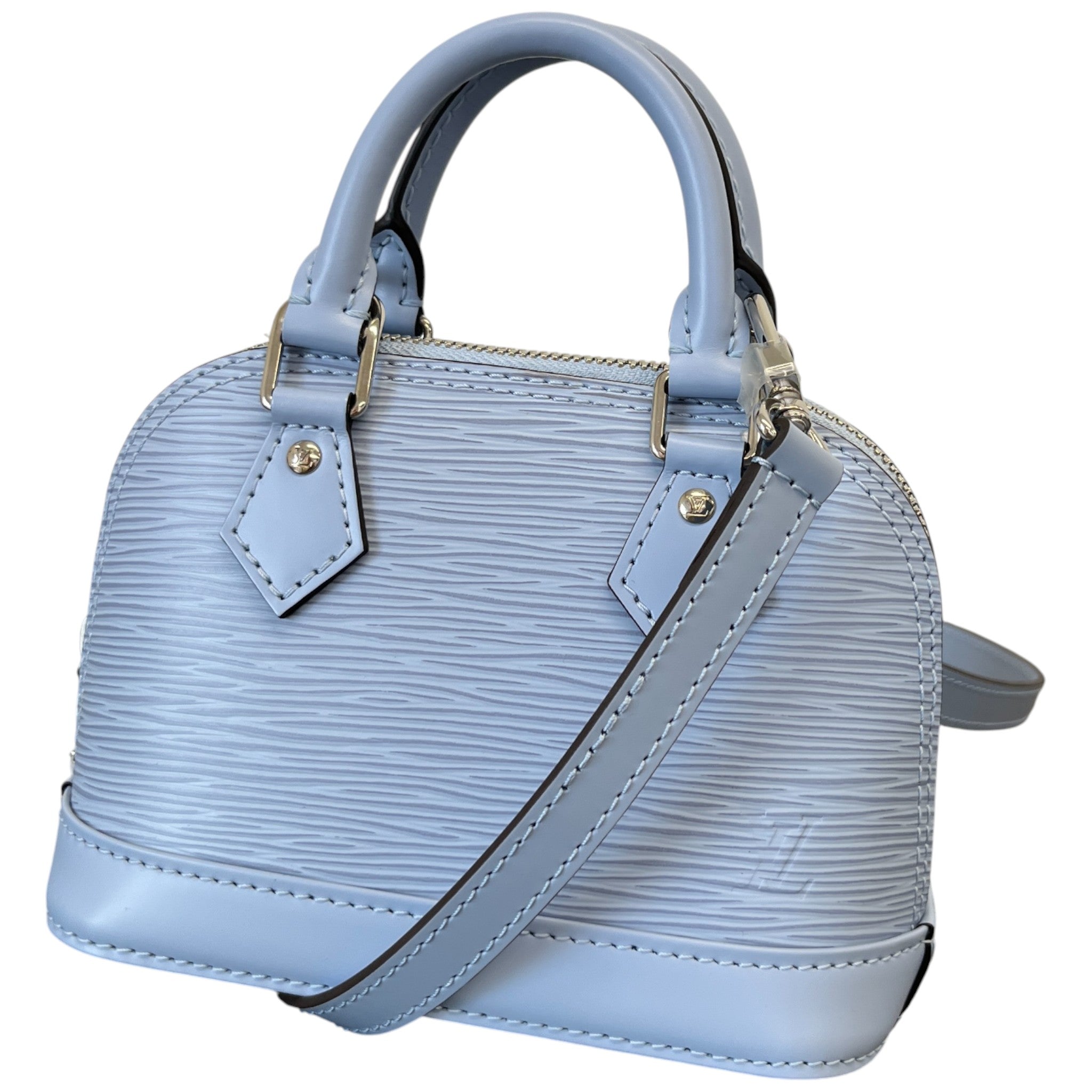 Women's Epi Leather Nano Alma Bag Blue