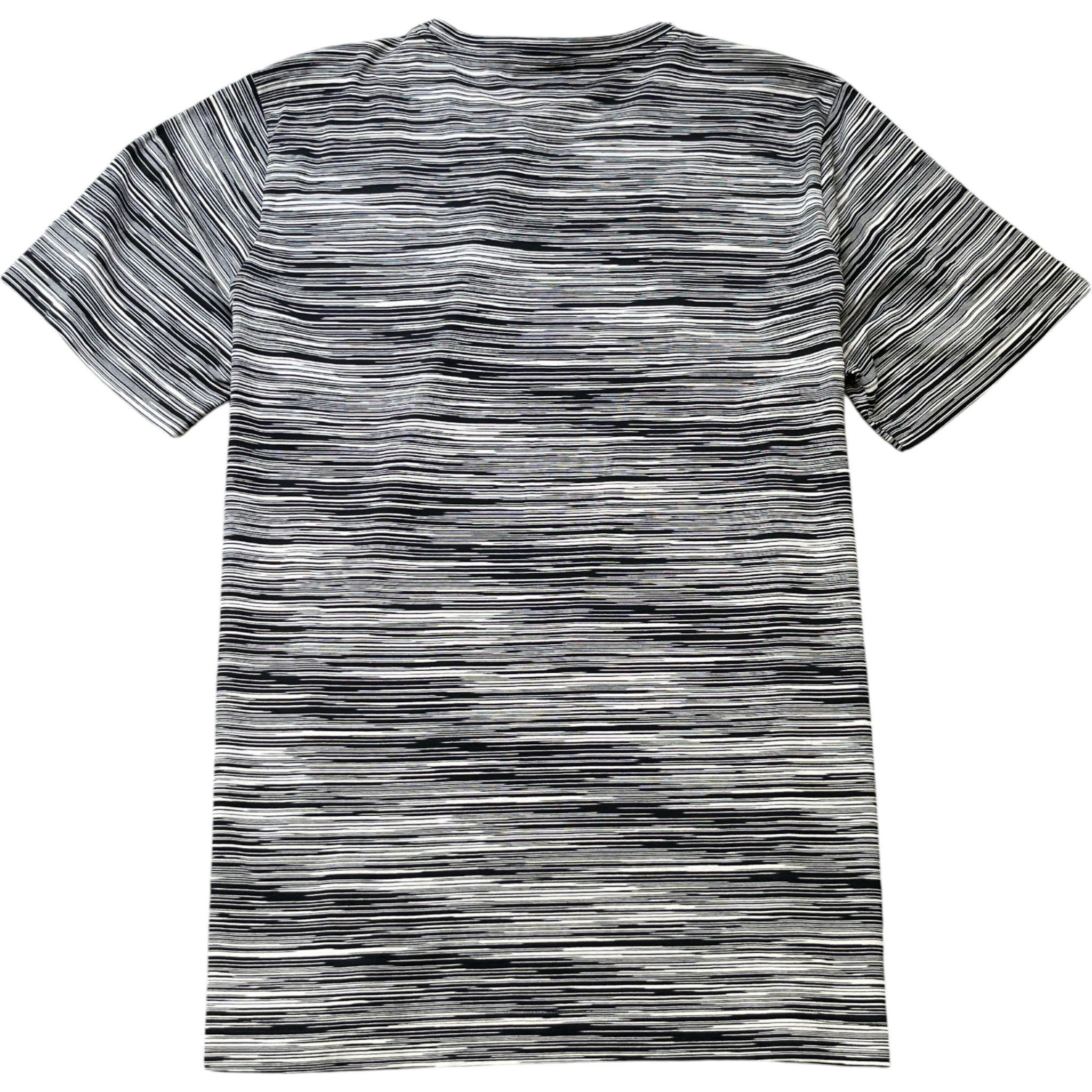 Men's Space Dye T-Shirt Black Size XXL