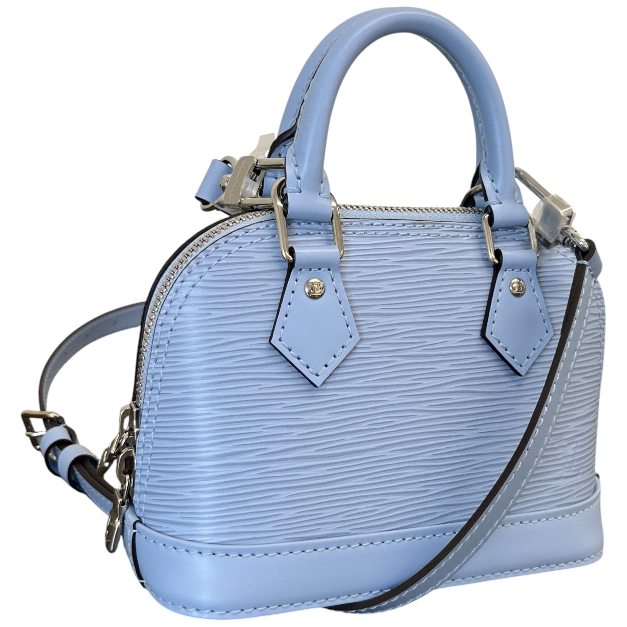 Women's Epi Leather Nano Alma Bag Blue