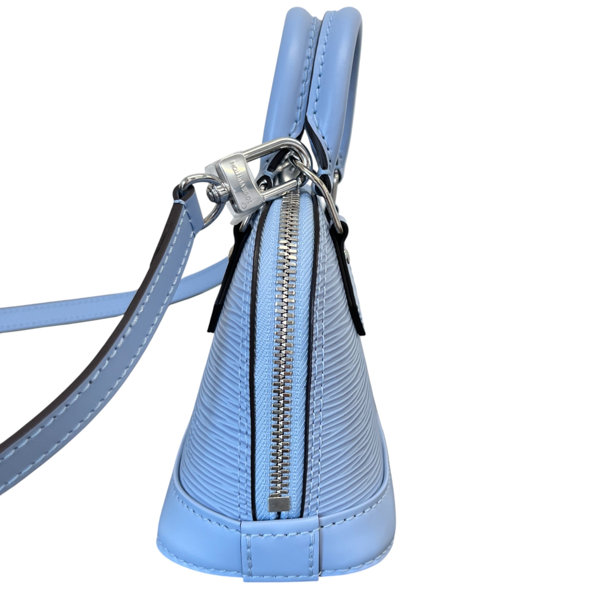 Women's Epi Leather Nano Alma Bag Blue