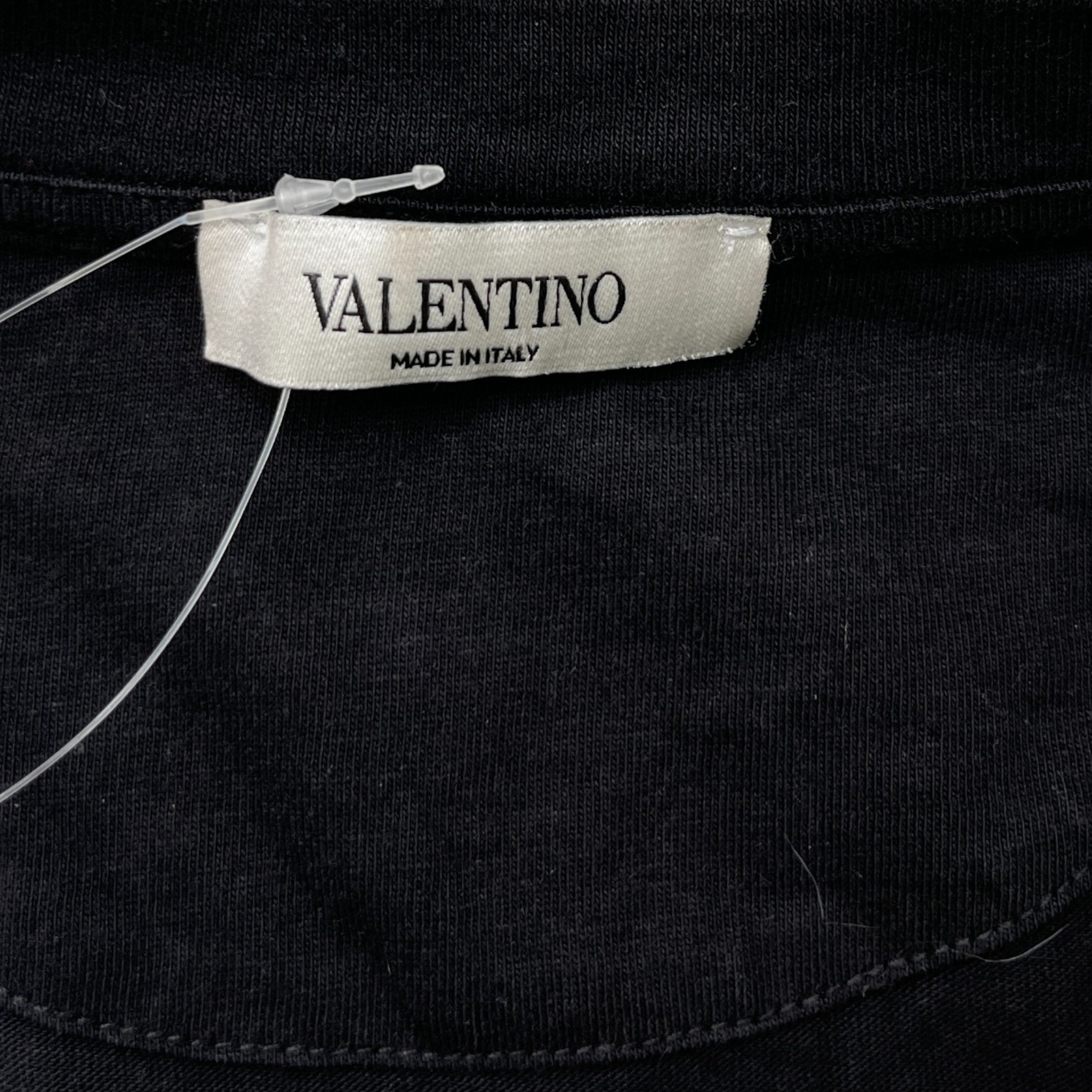 Men's Logo Print T-Shirt Black Size XL