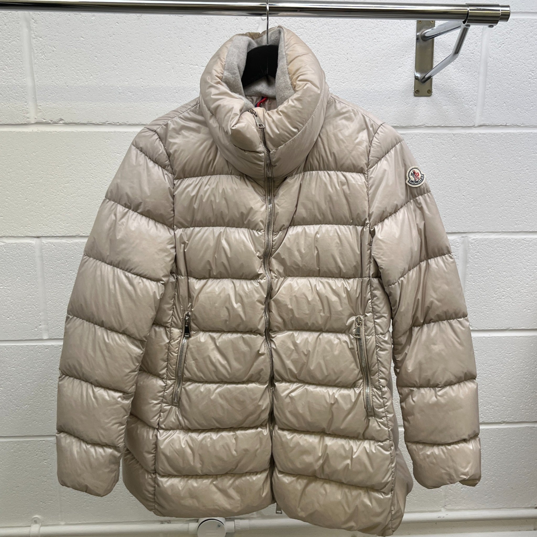 Women's Torcyn Down Jacket Beige Size 2 / UK 12