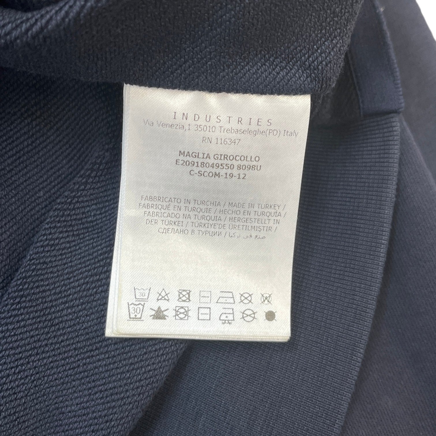 Men's Maglia Sweatshirt Navy Size L