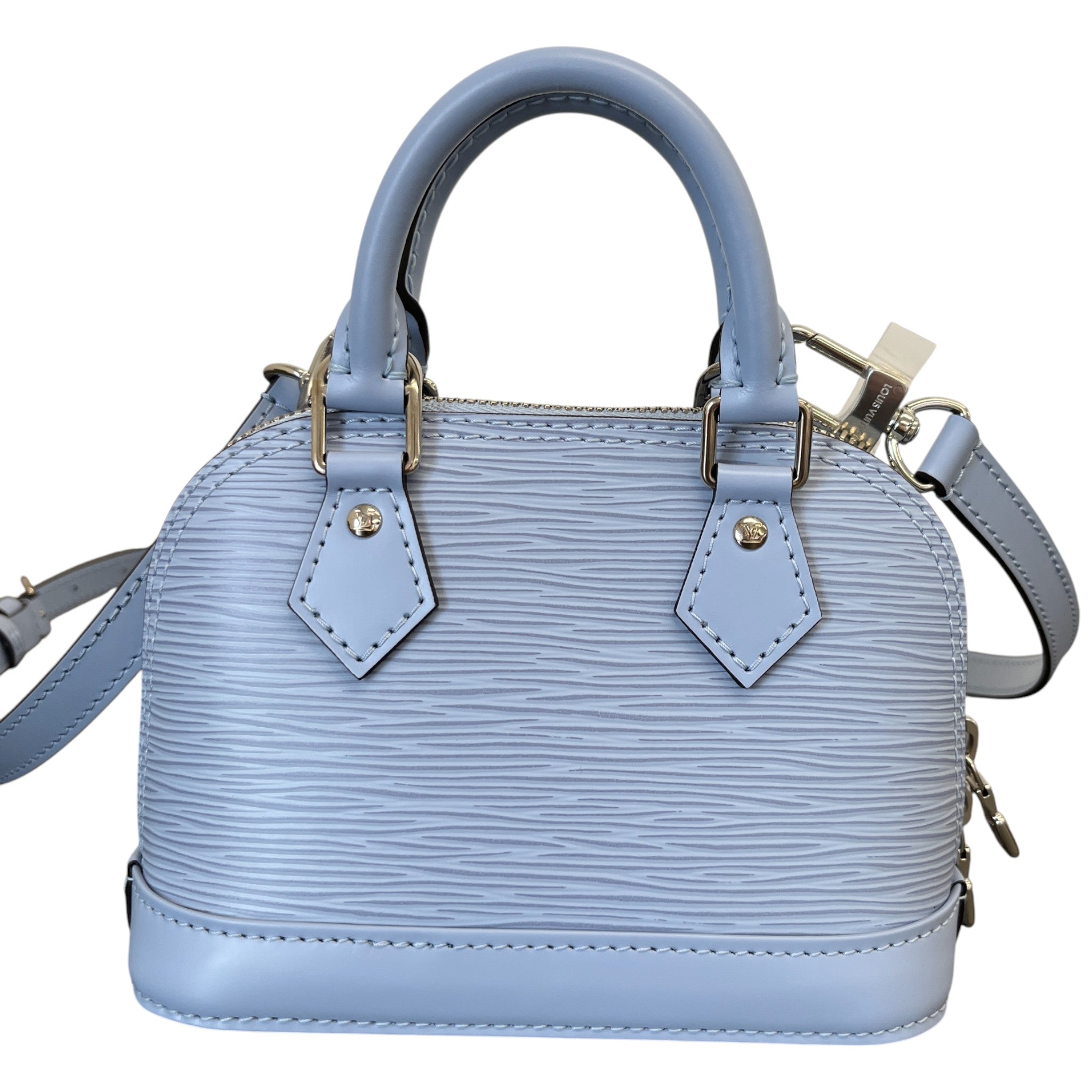 Women's Epi Leather Nano Alma Bag Blue