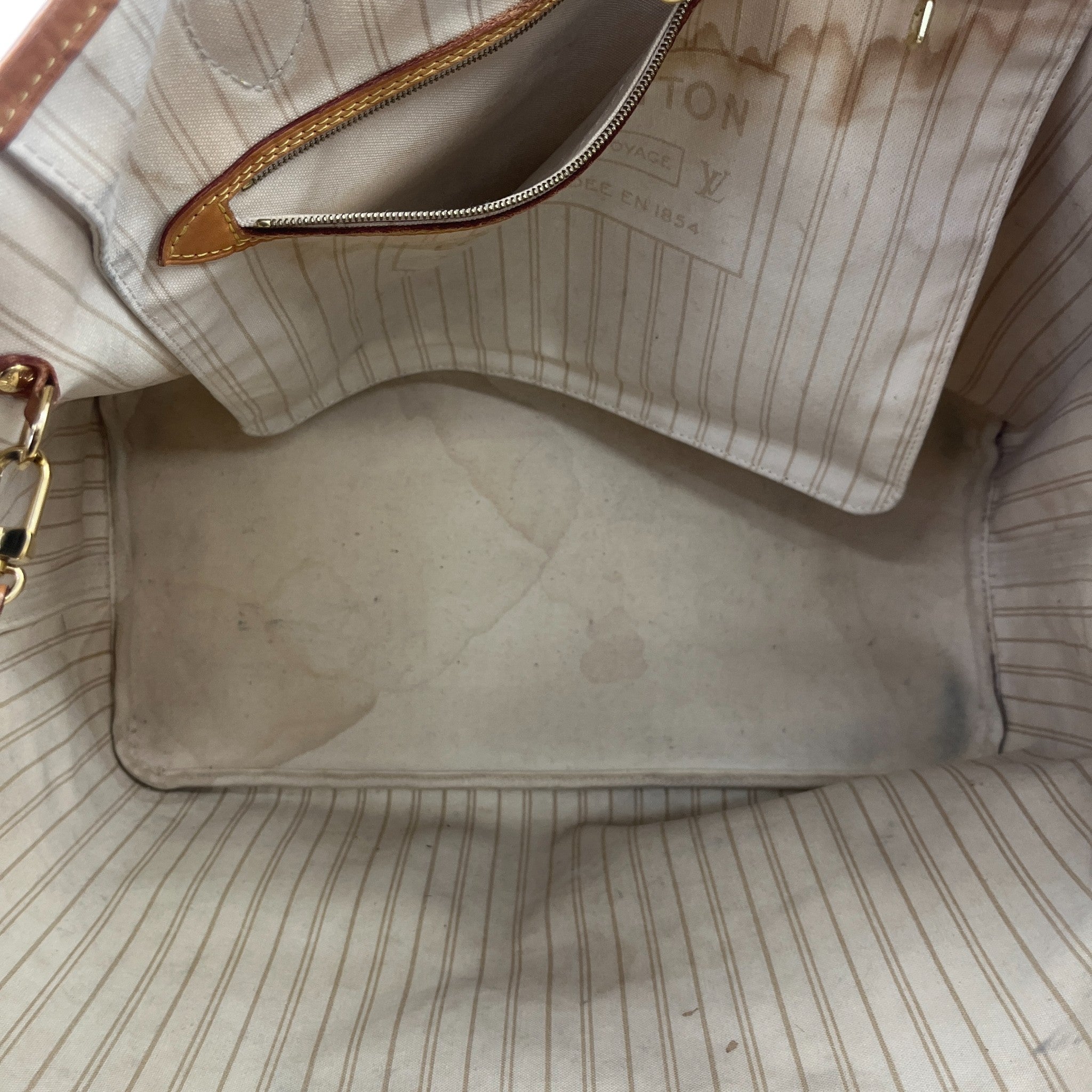 Women's Damier Azur Neverfull Gm Handbag White