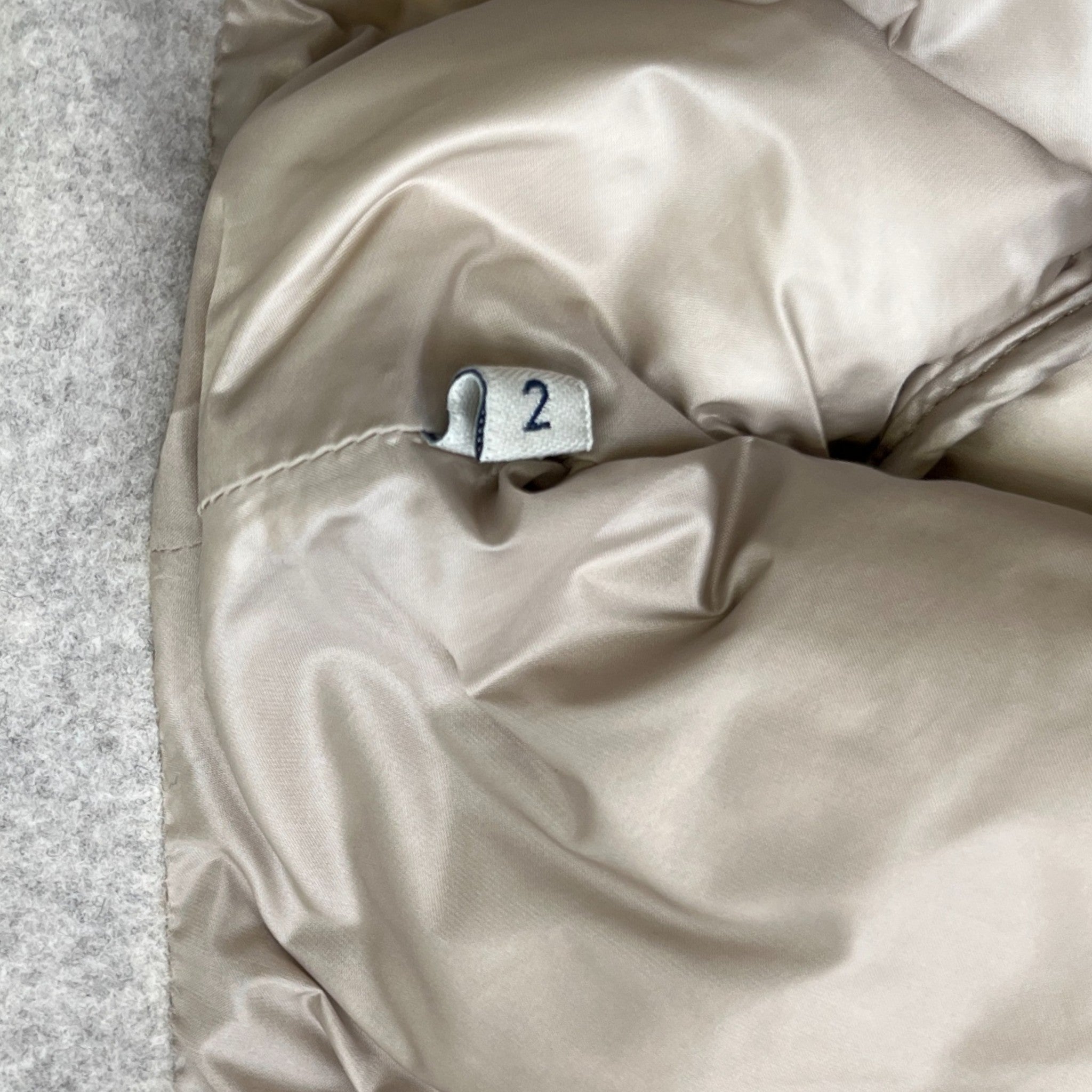 Women's Torcyn Down Jacket Beige Size 2 / UK 12