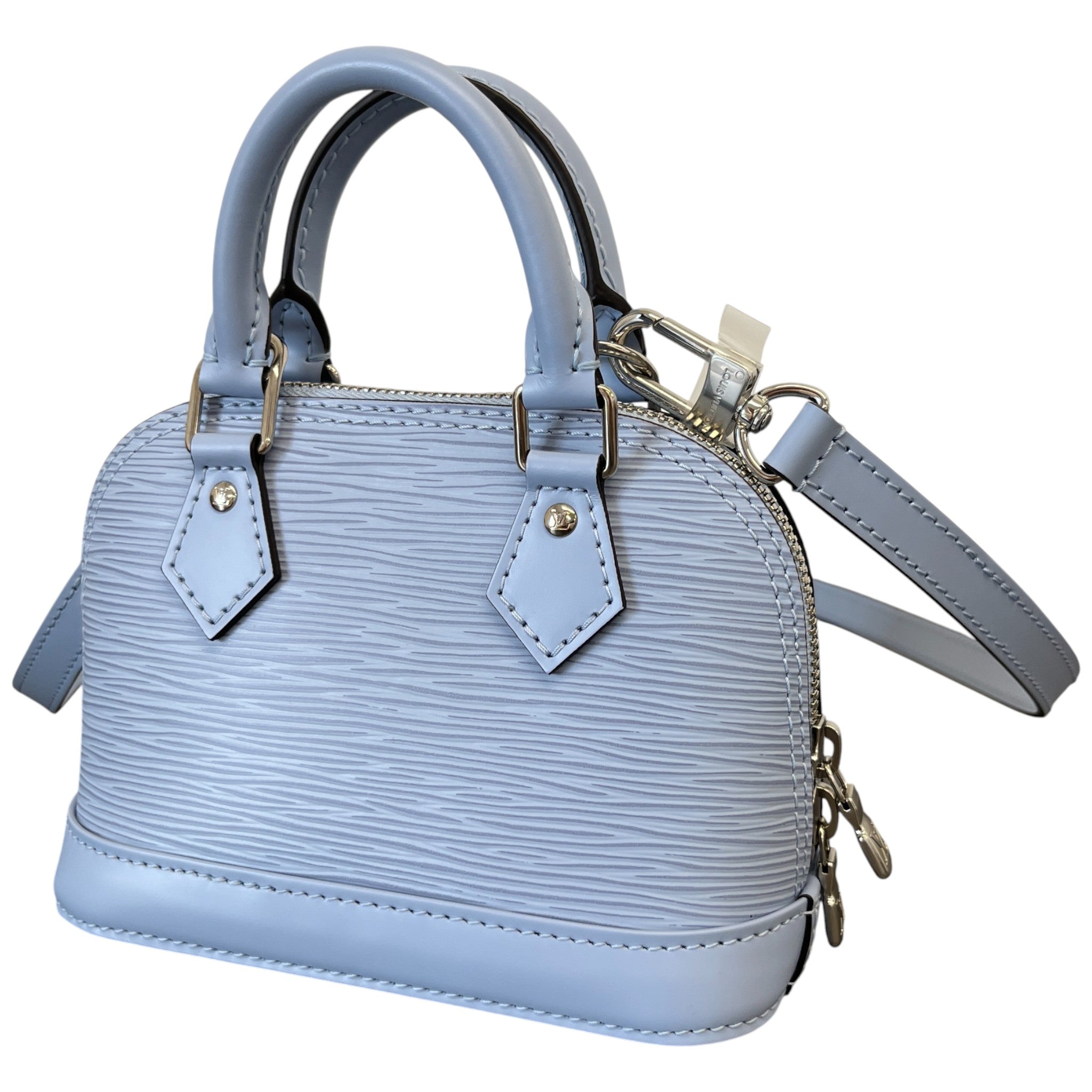 Women's Epi Leather Nano Alma Bag Blue