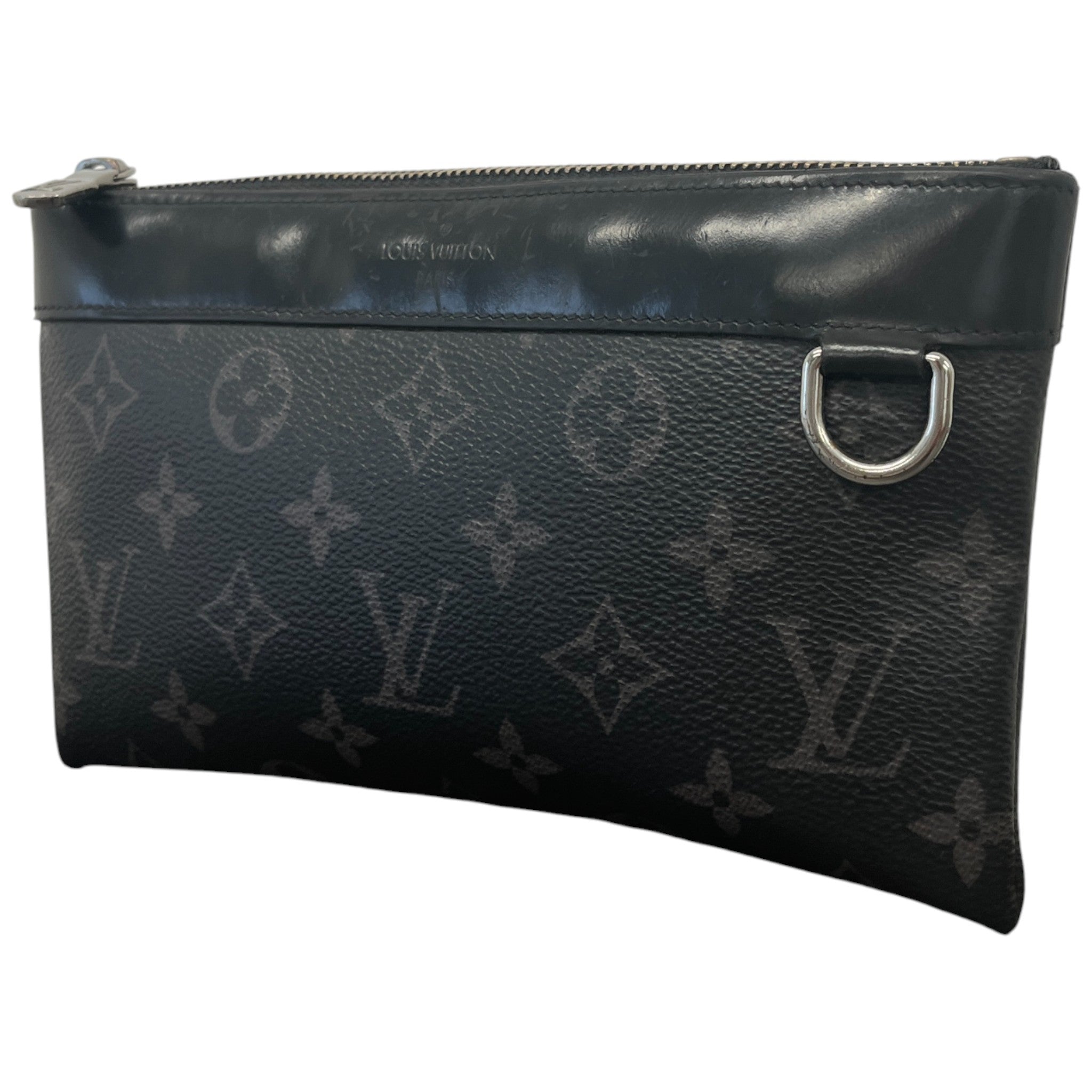Men's Discovery Pochette Monogram Eclipse Pouch Black