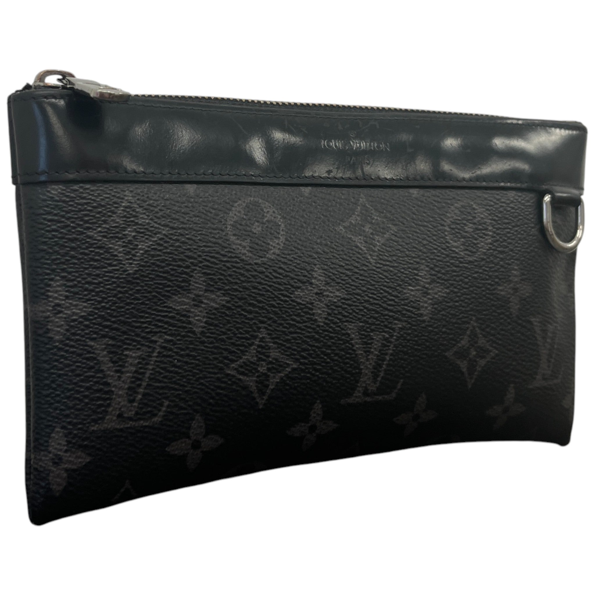Men's Discovery Pochette Monogram Eclipse Pouch Black