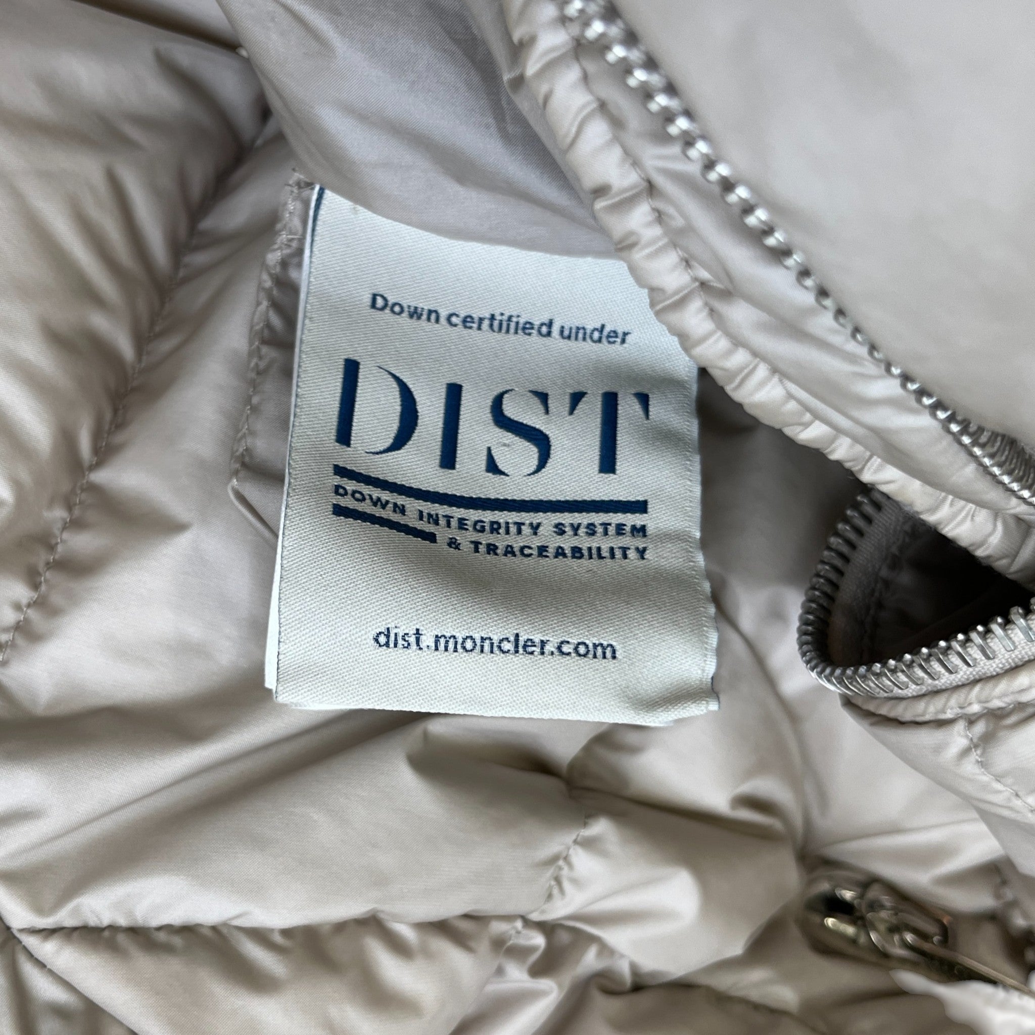 Women's Torcyn Down Jacket Beige Size 2 / UK 12