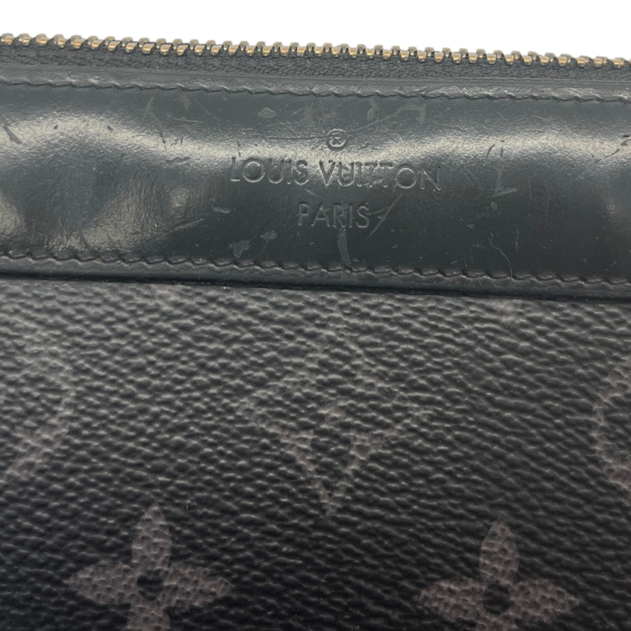 Men's Discovery Pochette Monogram Eclipse Pouch Black