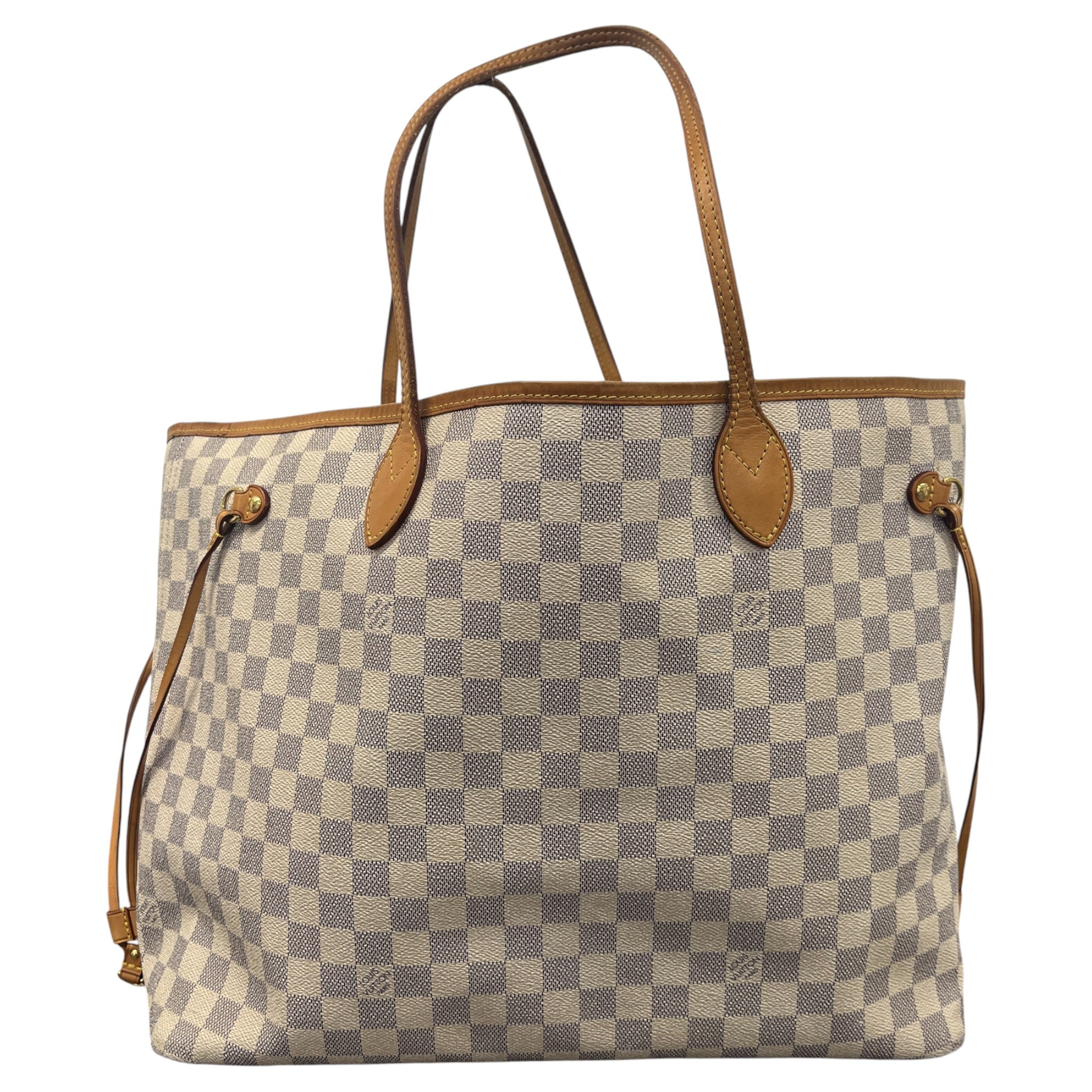 Women's Damier Azur Neverfull Gm Handbag White
