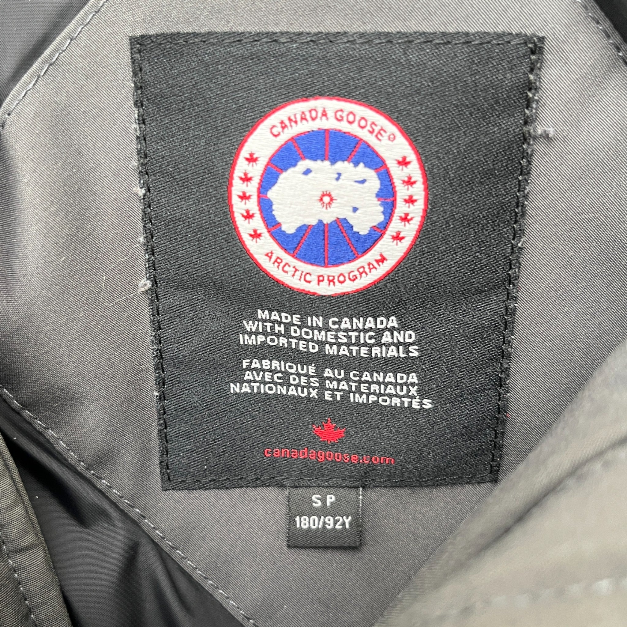 Men's Wyndham Down Jacket Grey Size S