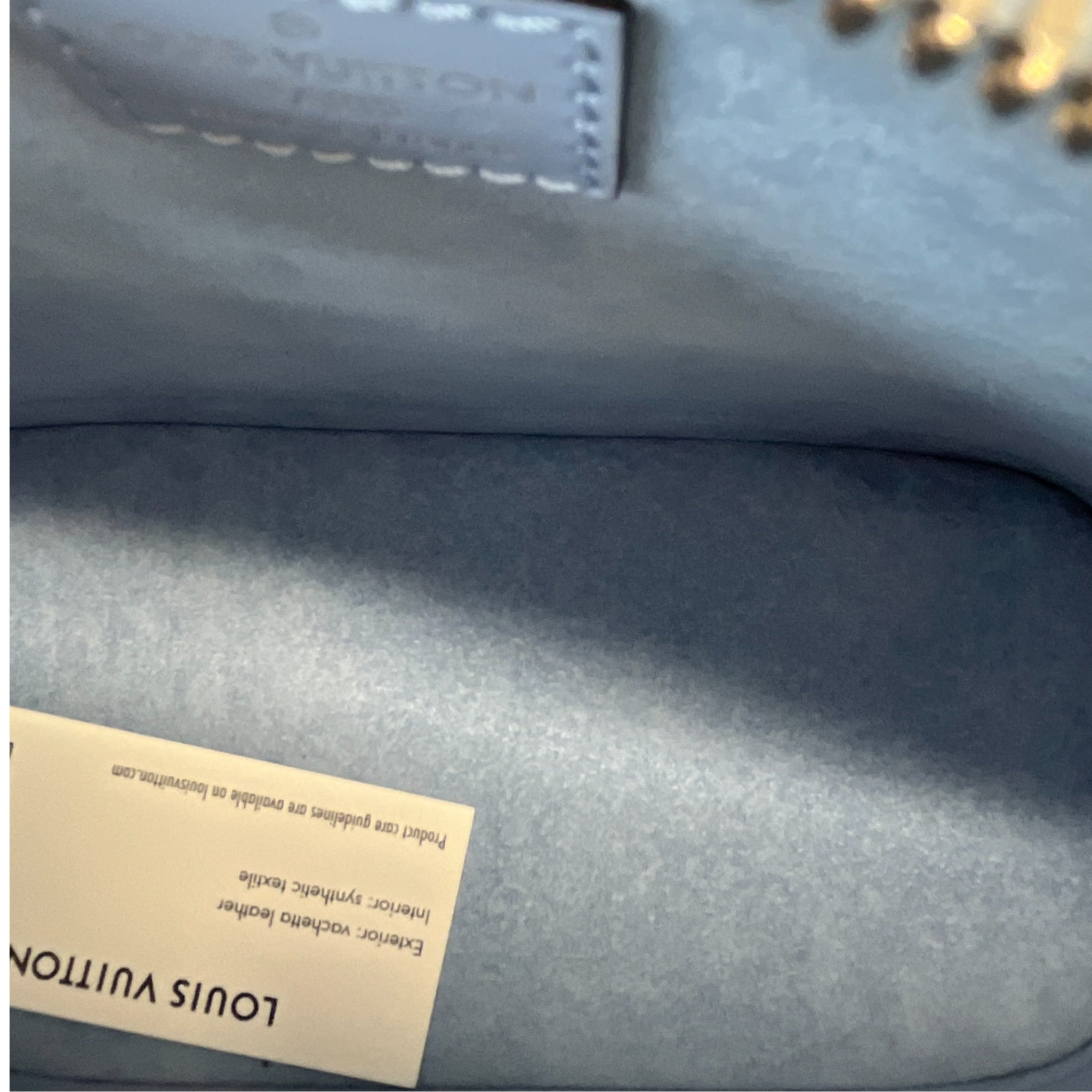 Women's Epi Leather Nano Alma Bag Blue