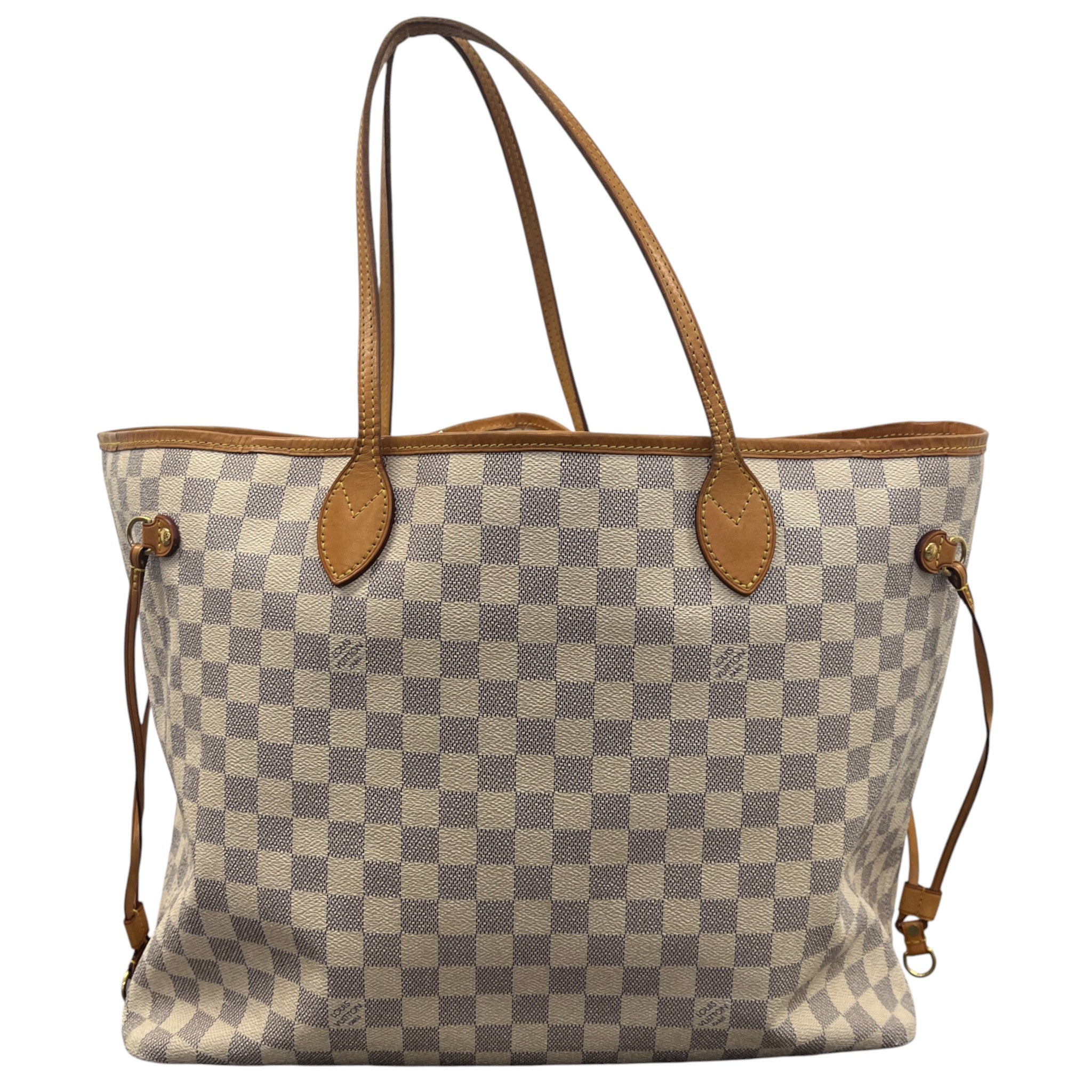 Women's Damier Azur Neverfull Gm Handbag White