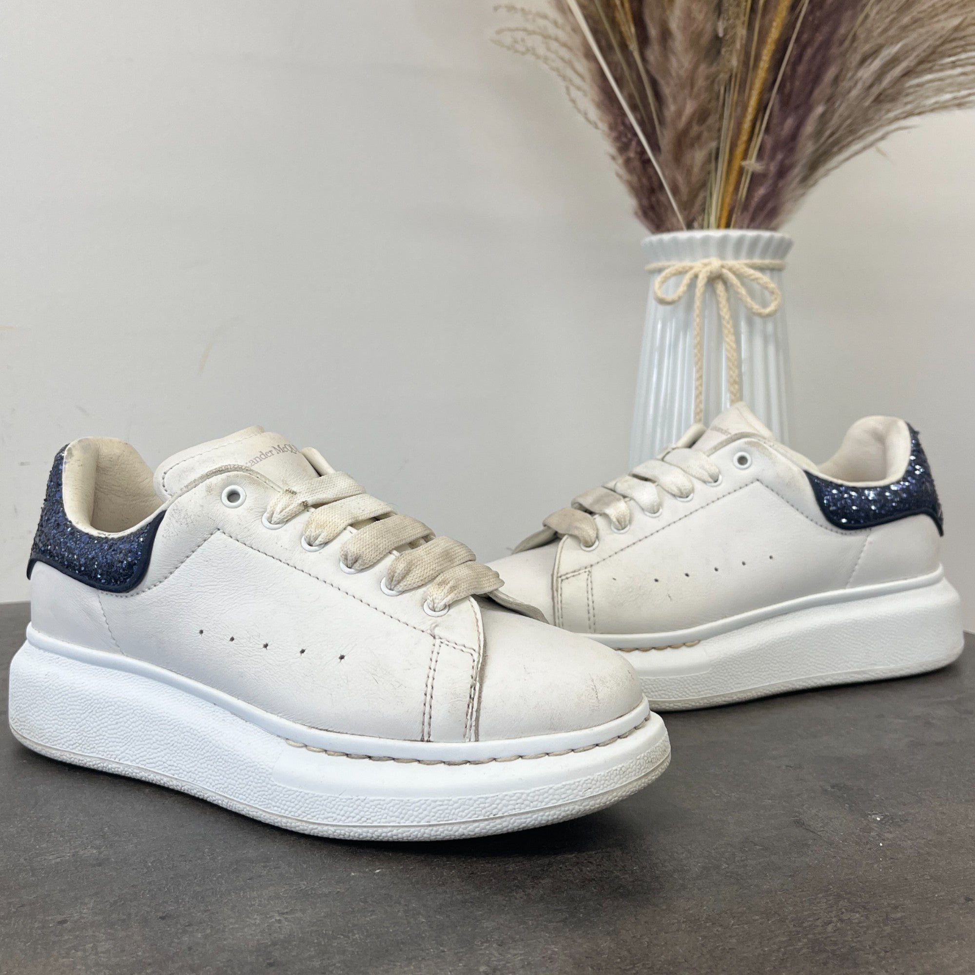 Women's Oversized Kids Low Trainers White Size EU 33.5 / UK 1.5