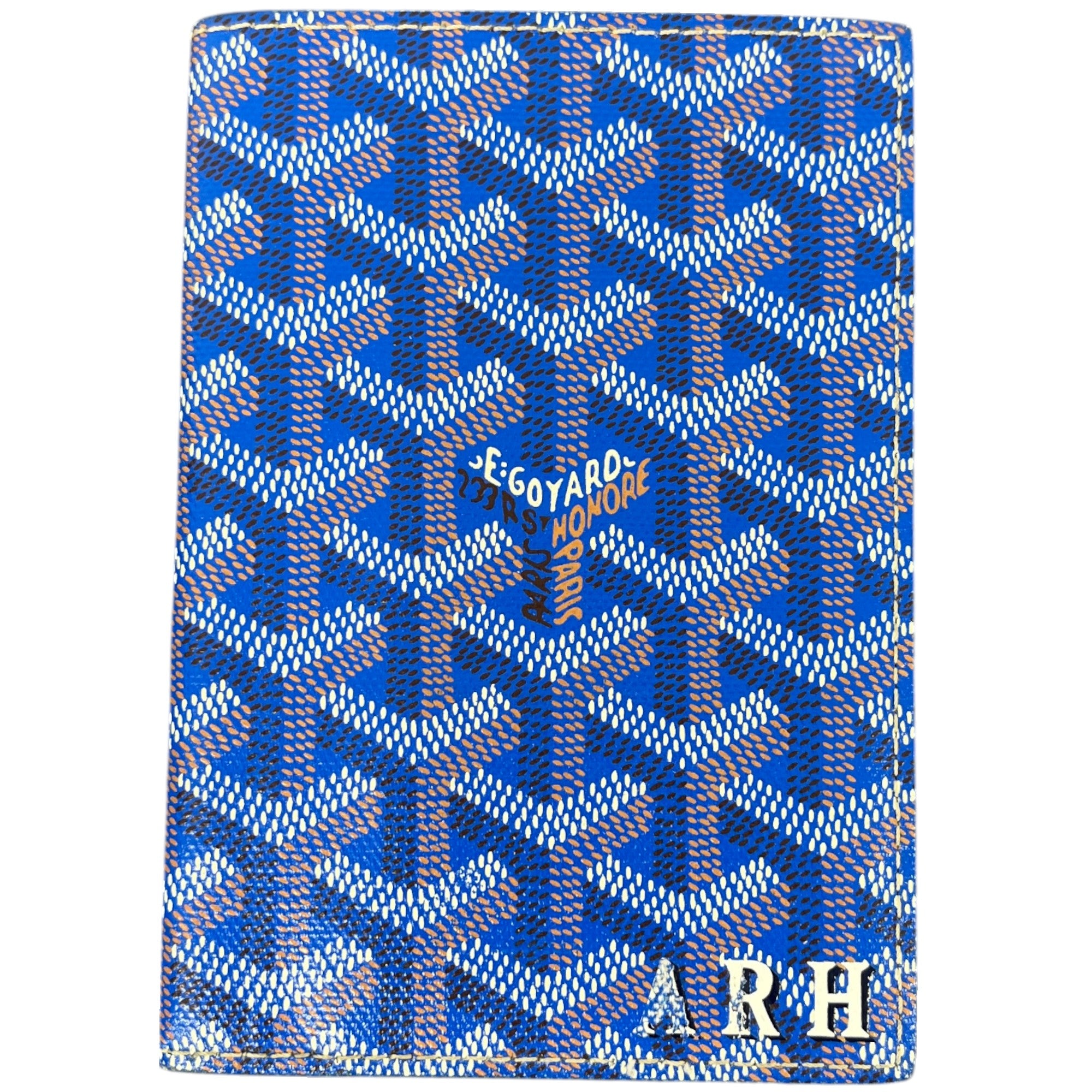 Men's Grenelle Passport Holder Blue