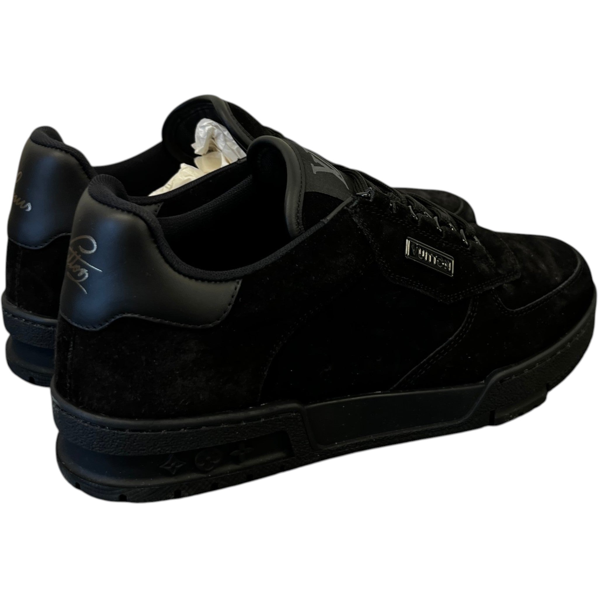 Men's Lv Low Trainers Black Size EU 40.5 / UK 6.5