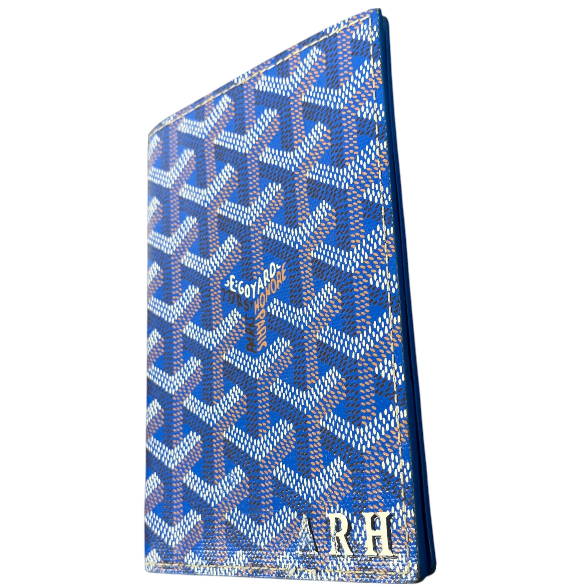 Men's Grenelle Passport Holder Blue