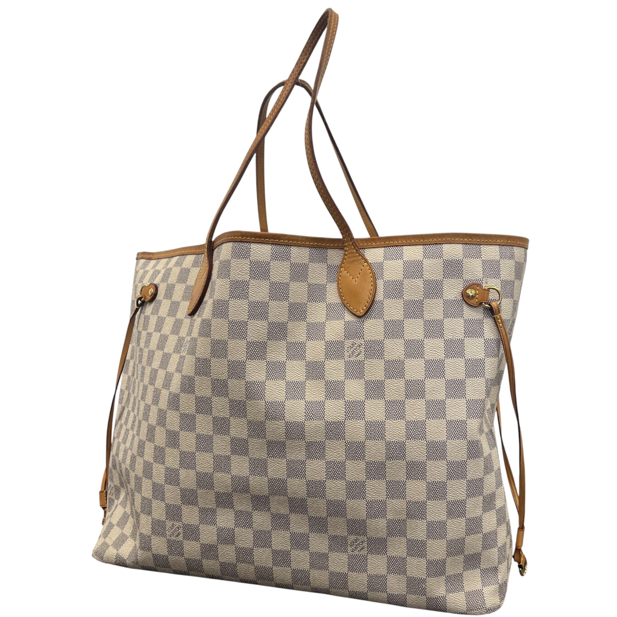 Women's Damier Azur Neverfull Gm Handbag White