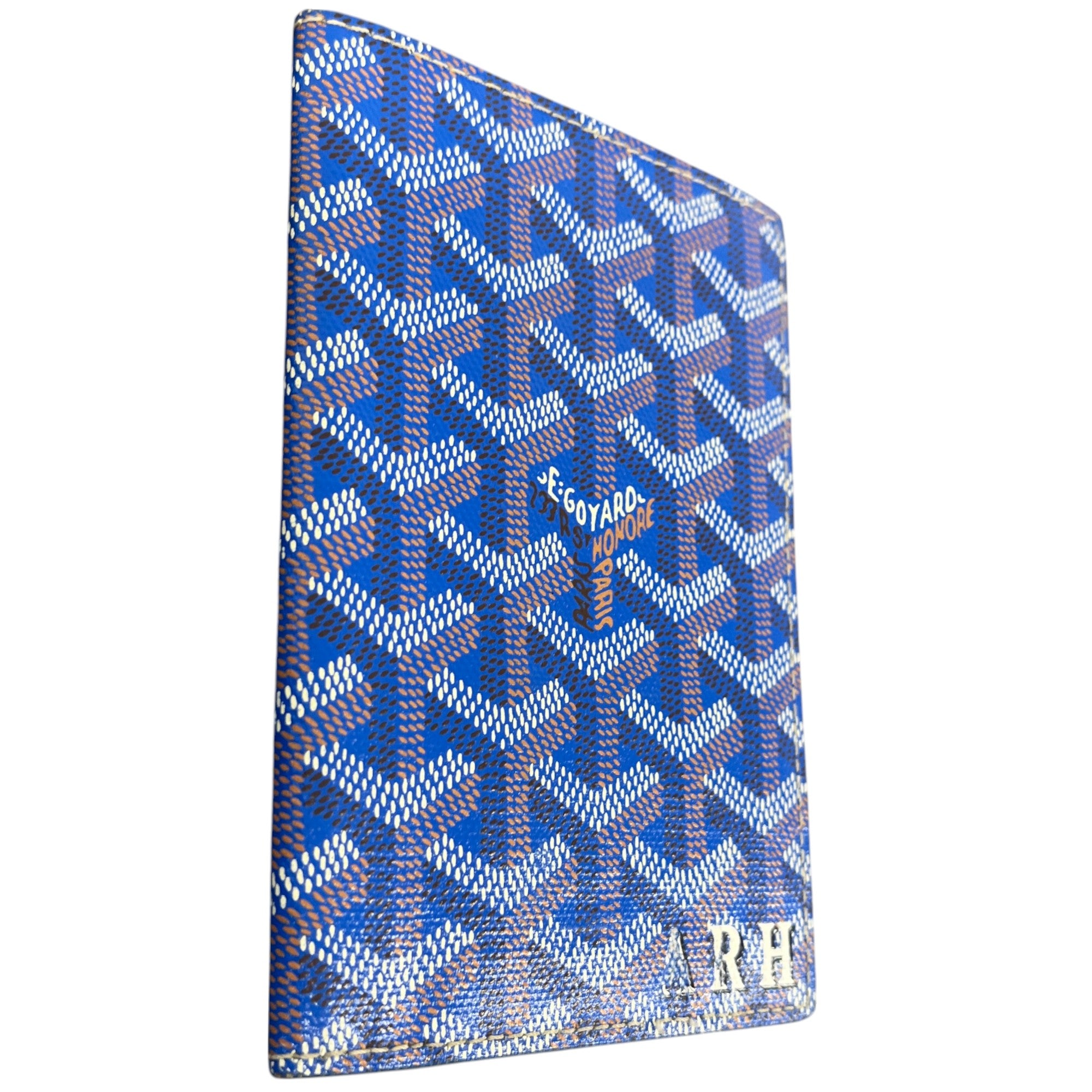 Men's Grenelle Passport Holder Blue