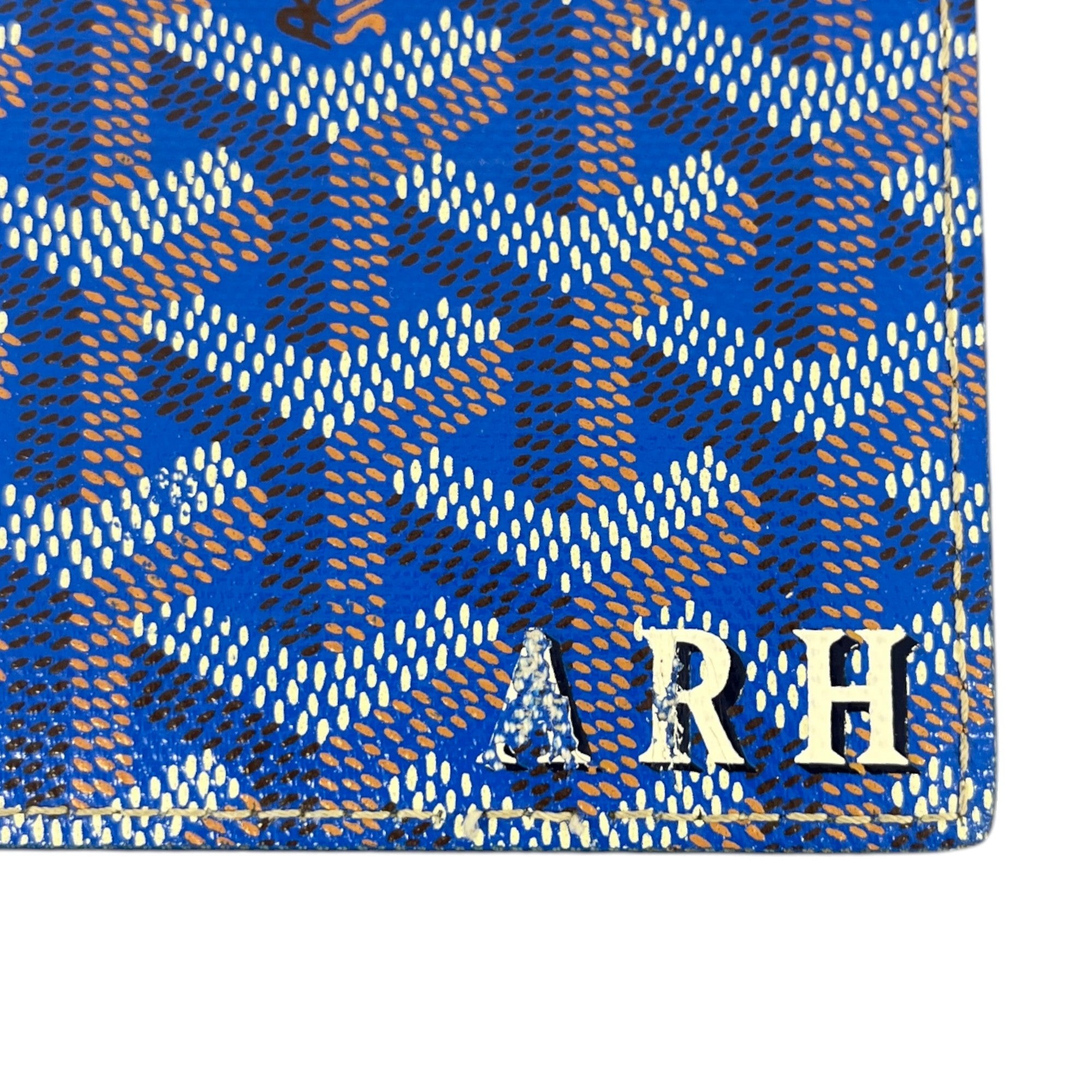 Men's Grenelle Passport Holder Blue