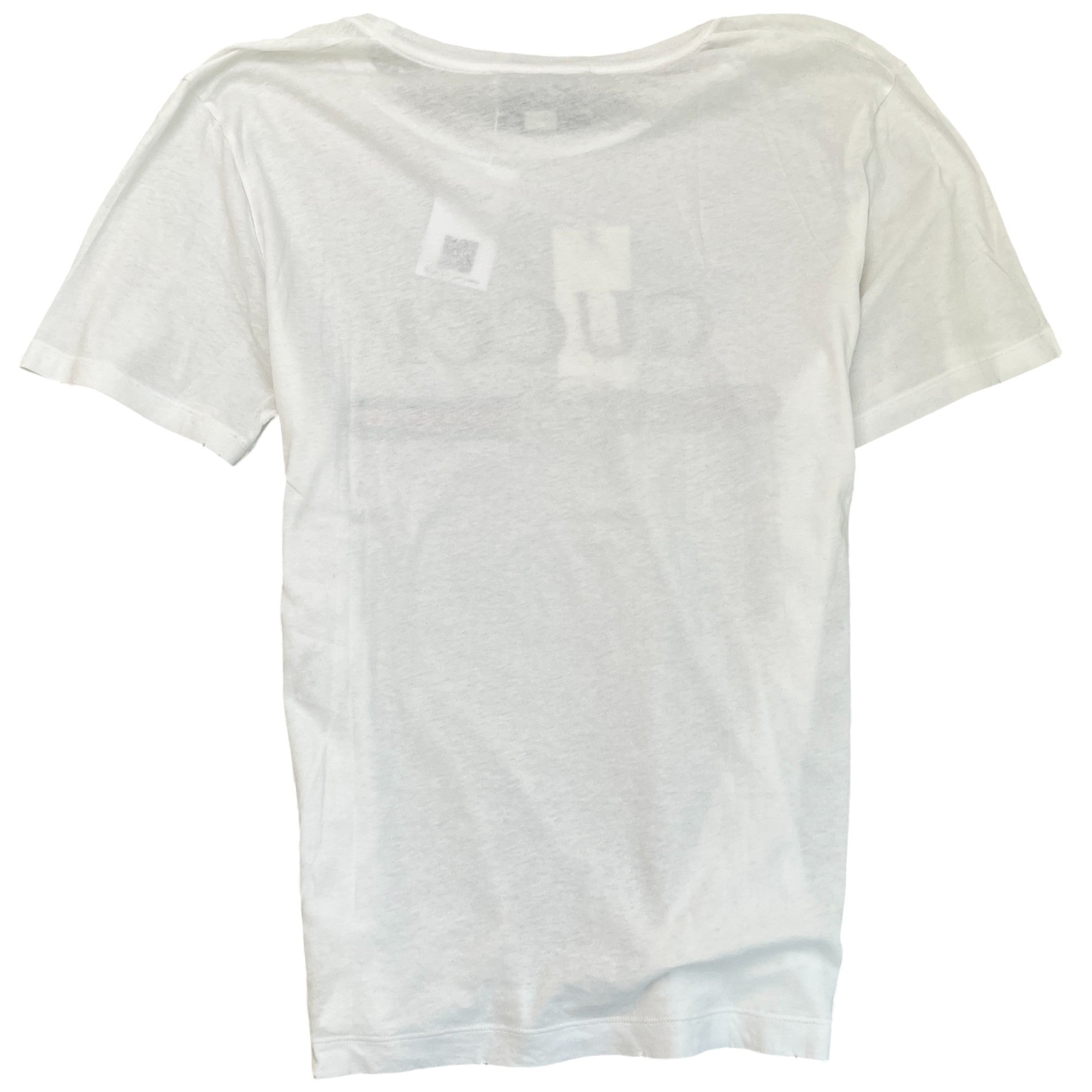 Men's Logo Print T-Shirt White Size S