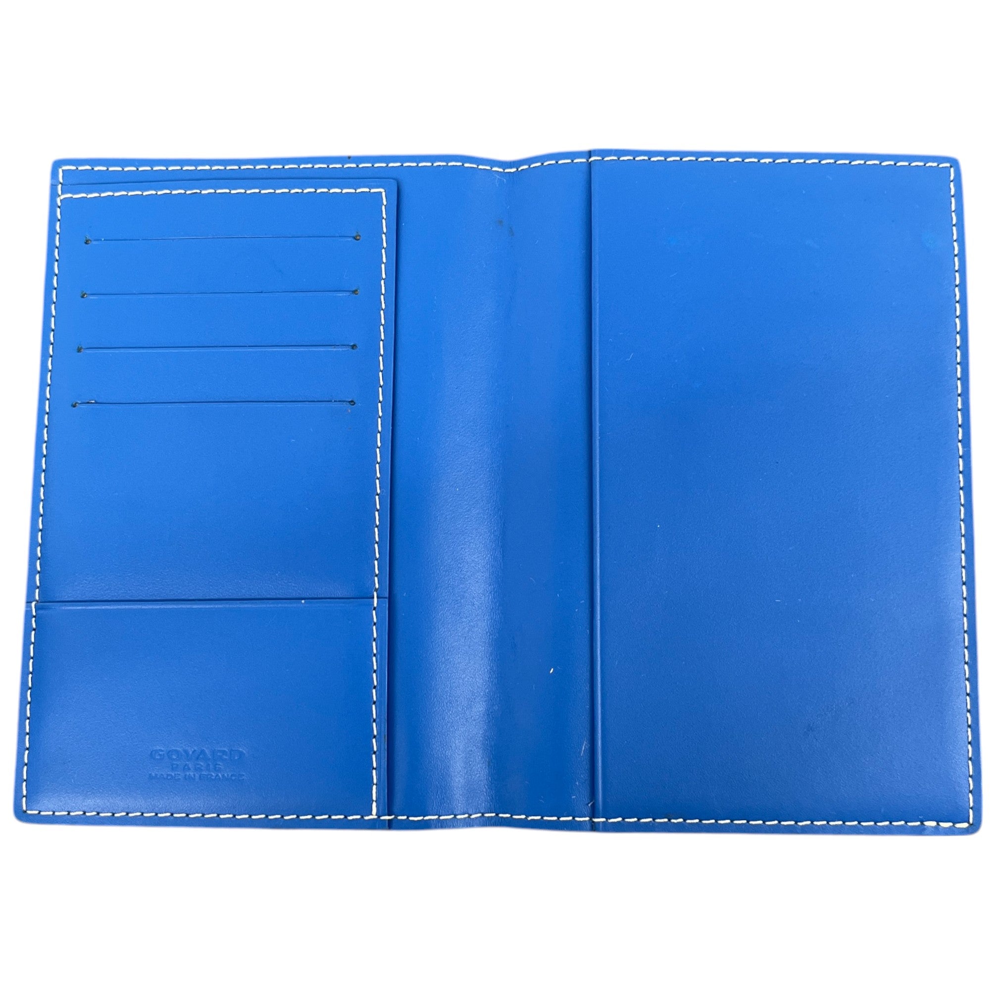 Men's Grenelle Passport Holder Blue
