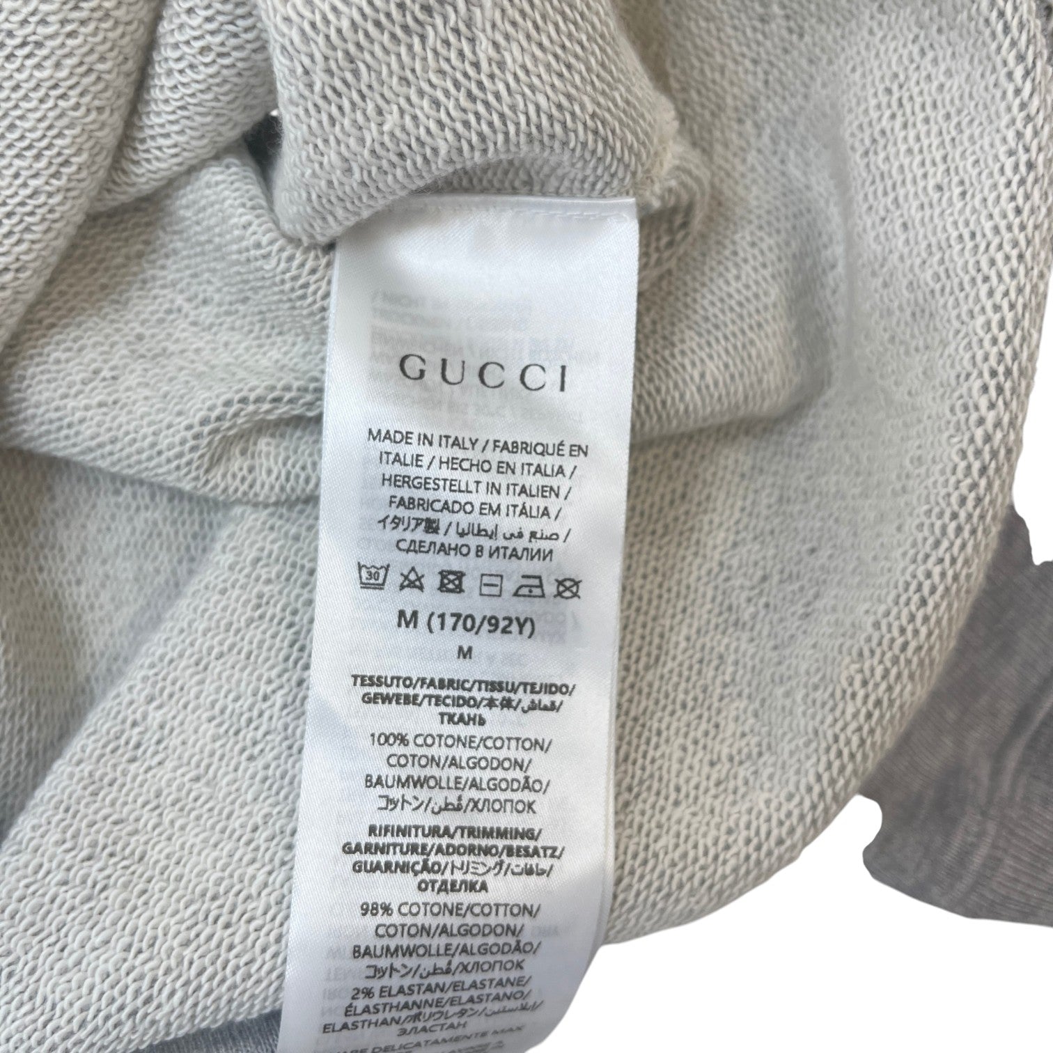 Women's Logo Print Hoodie Grey Size M