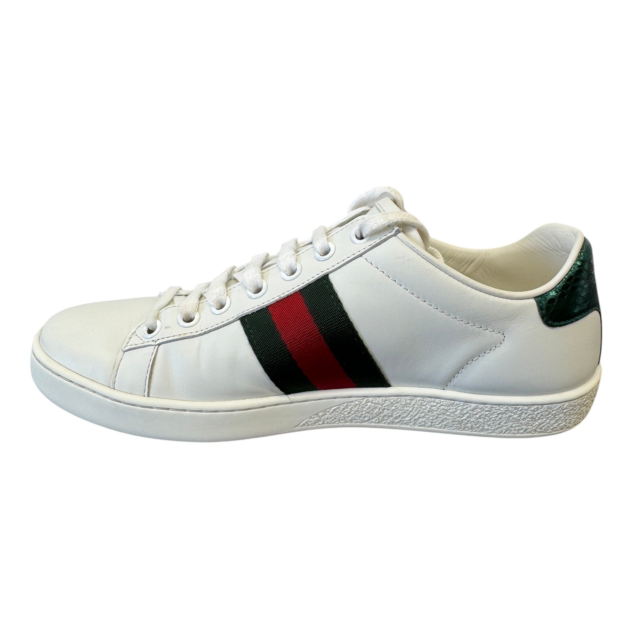 Women's Ace Embroidered Bee Low Trainers White Size EU 37 / UK 4