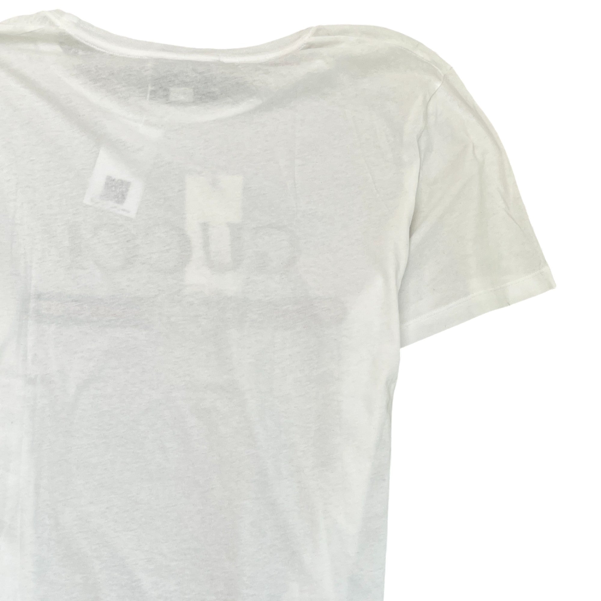 Men's Logo Print T-Shirt White Size S