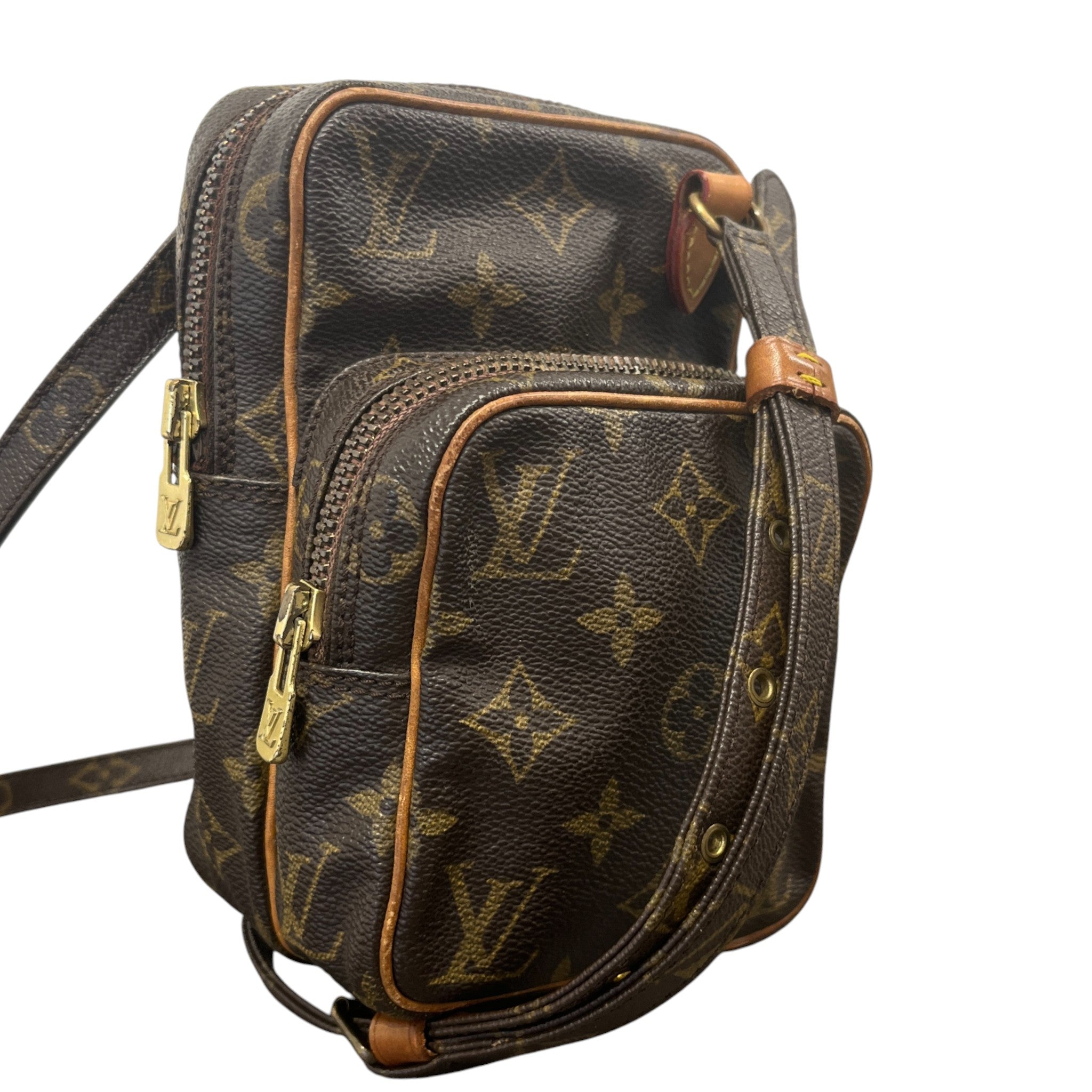 Monogram Pochette Bag Brown