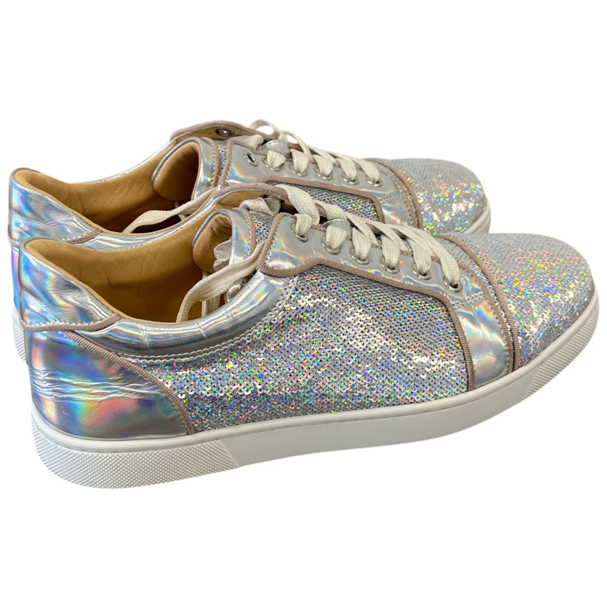Women's Viera Orlato Flat Pail Low Trainers Silver Size EU 40 / UK 7