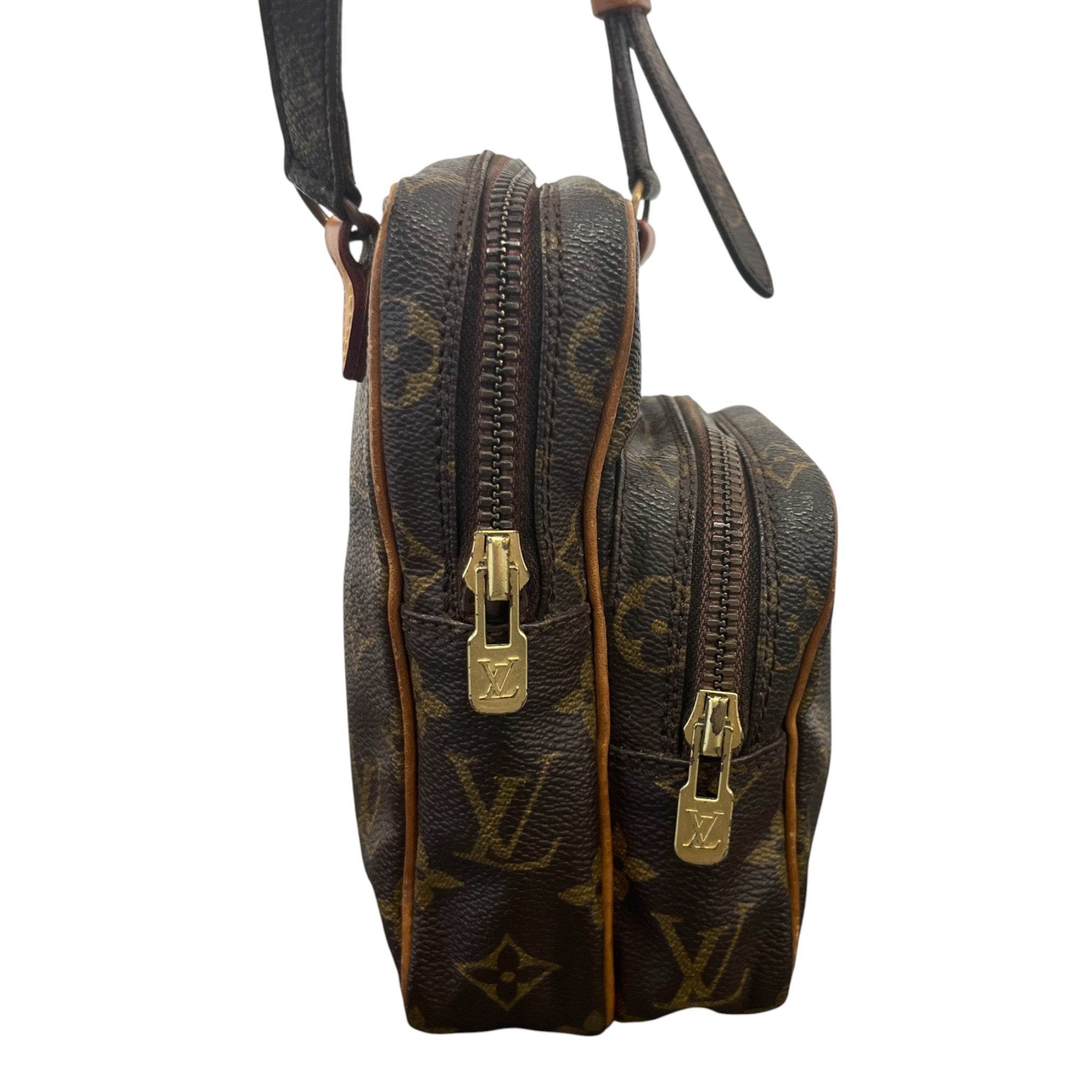 Monogram Pochette Bag Brown