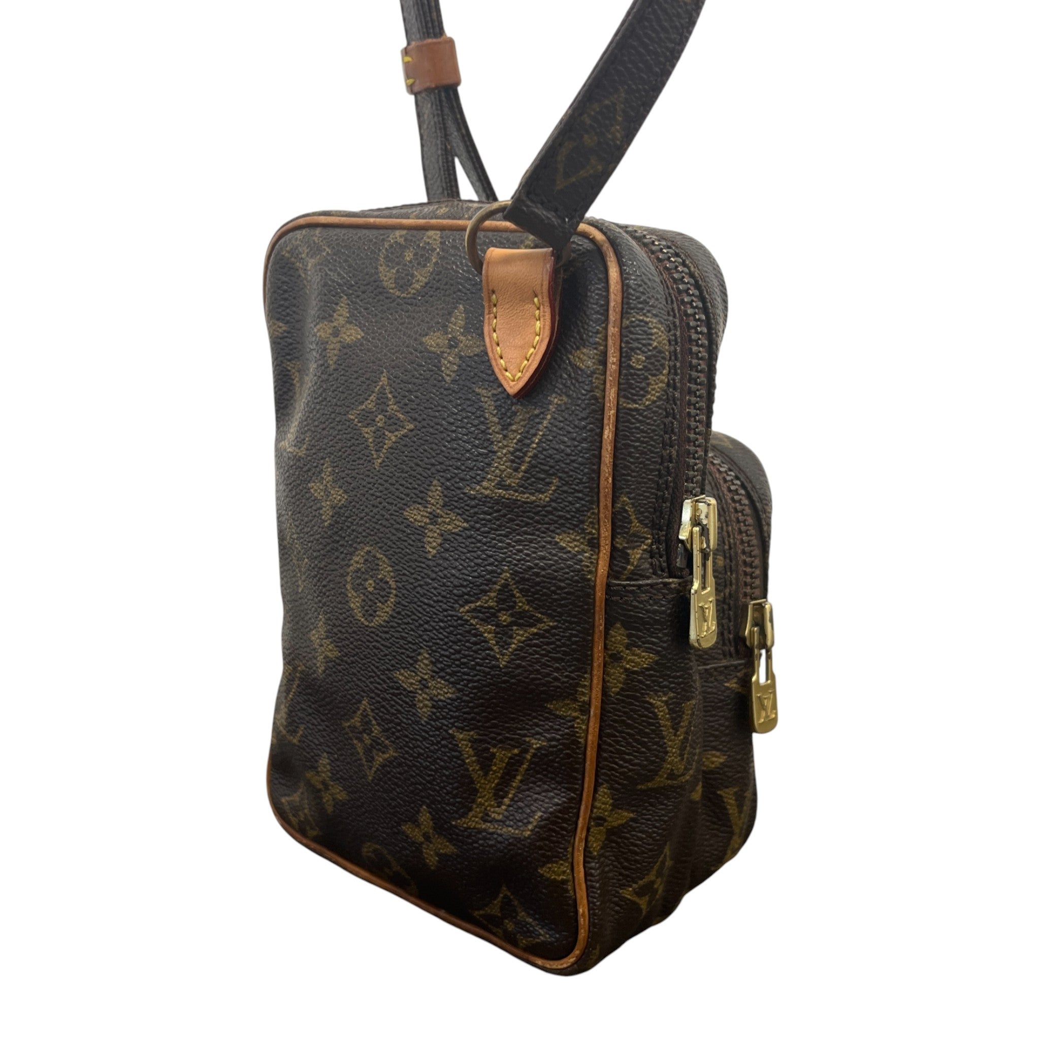 Monogram Pochette Bag Brown