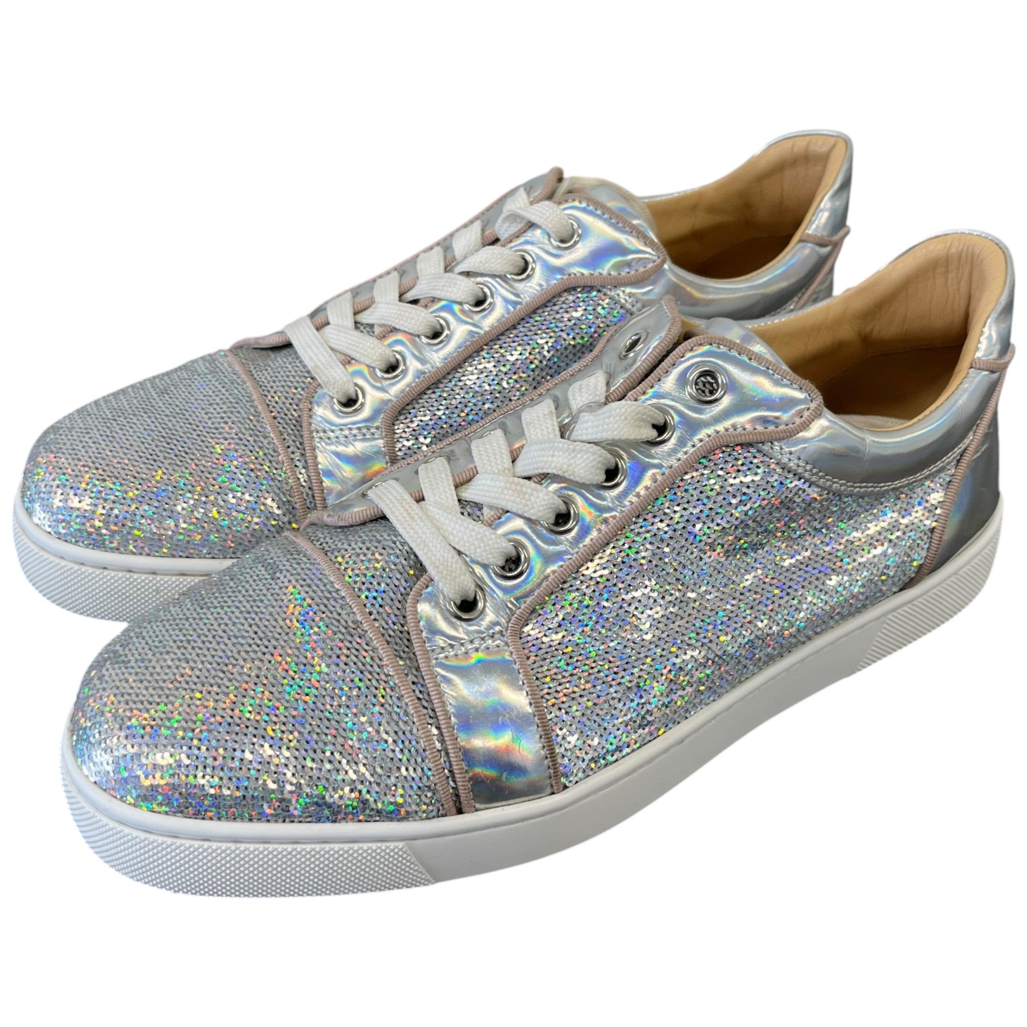Women's Viera Orlato Flat Pail Low Trainers Silver Size EU 40 / UK 7