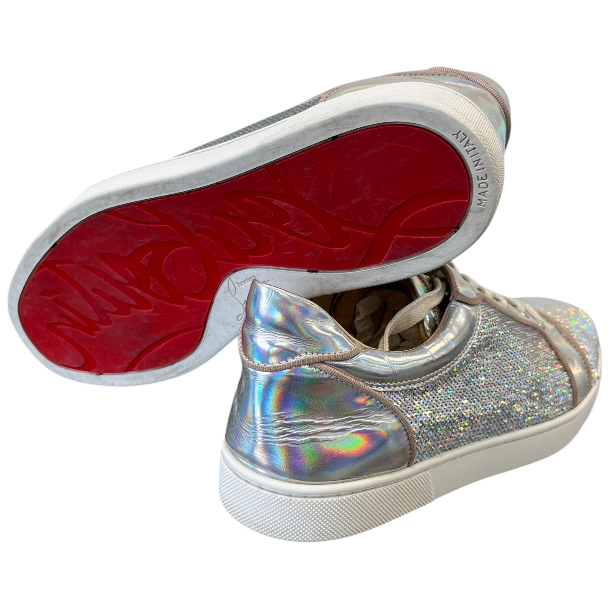 Women's Viera Orlato Flat Pail Low Trainers Silver Size EU 40 / UK 7