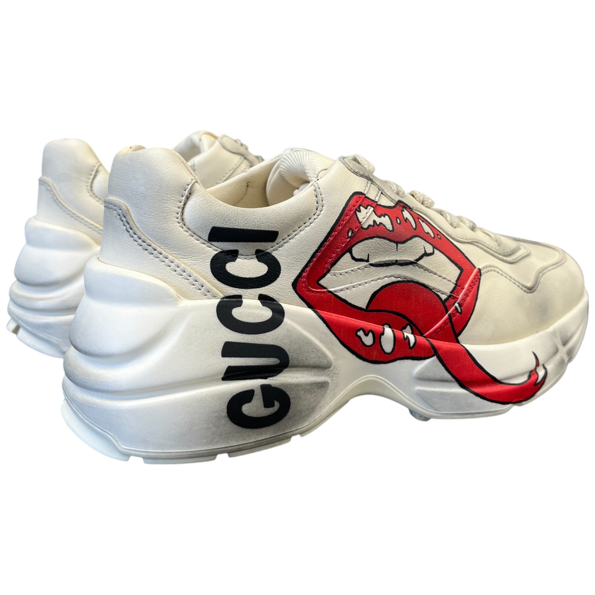 Women's Rhyton Mouth Low Trainers Cream Size EU 34.5 / UK 1.5