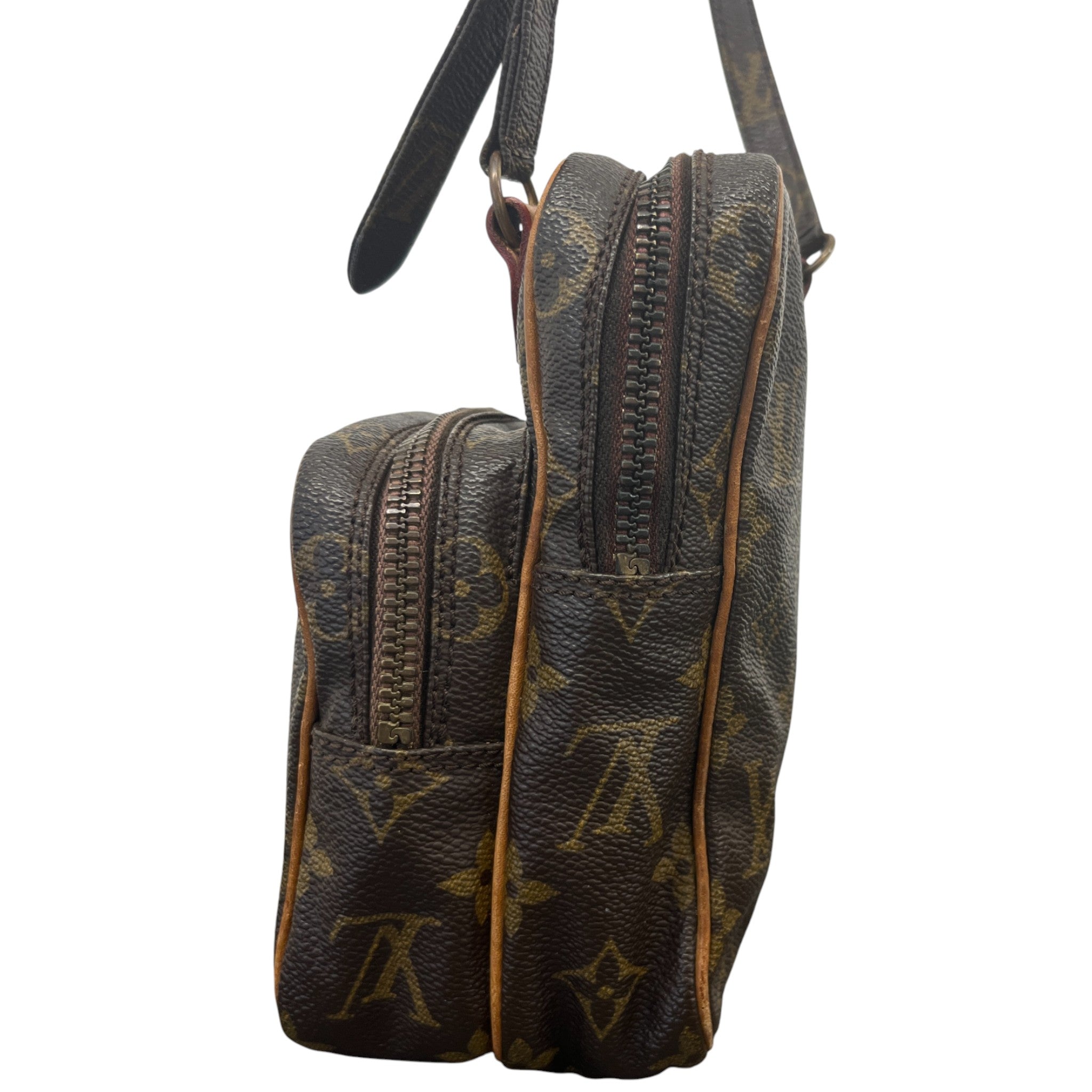 Monogram Pochette Bag Brown