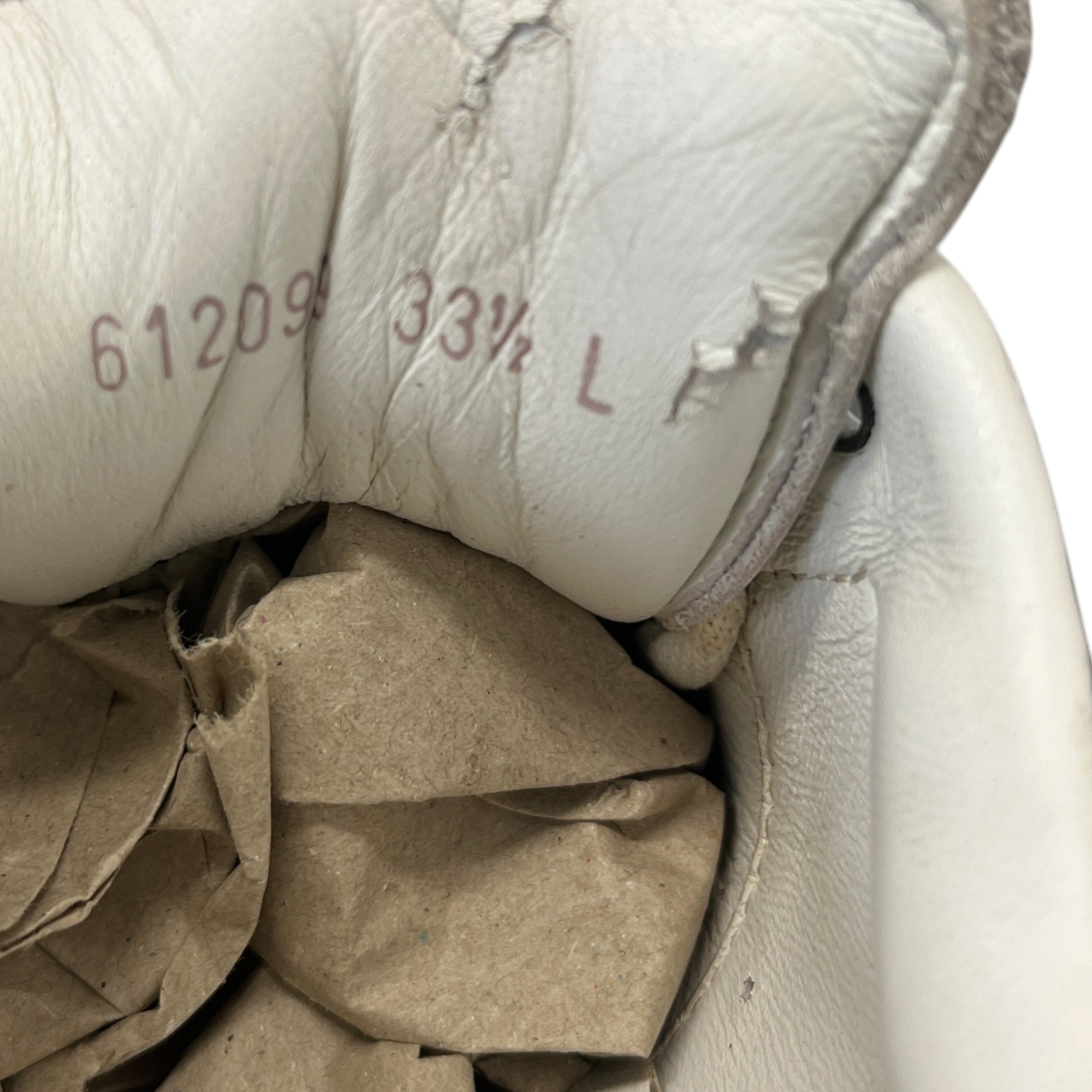 Women's Oversized Kids Low Trainers White Size EU 33.5 / UK 1.5