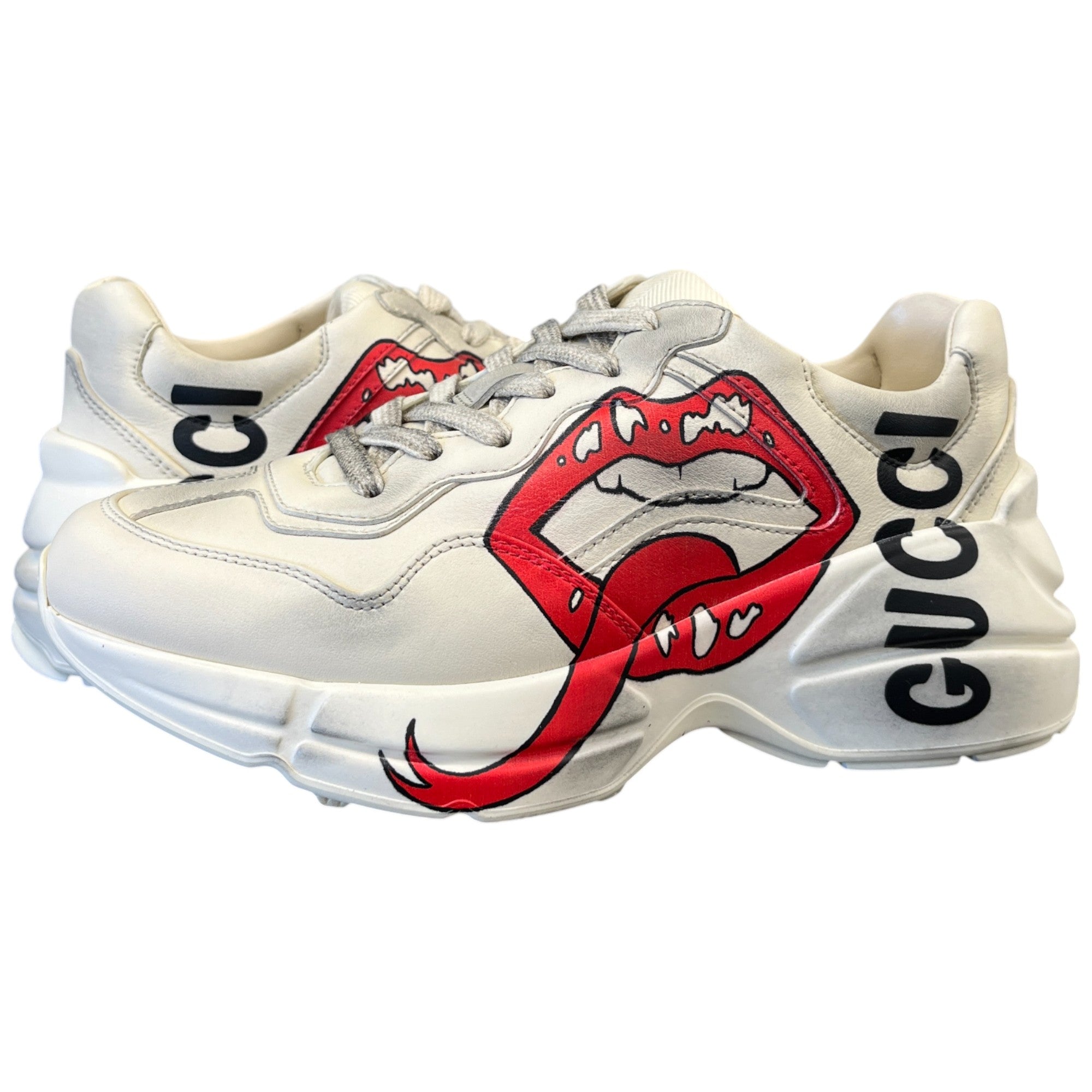 Women's Rhyton Mouth Low Trainers Cream Size EU 34.5 / UK 1.5