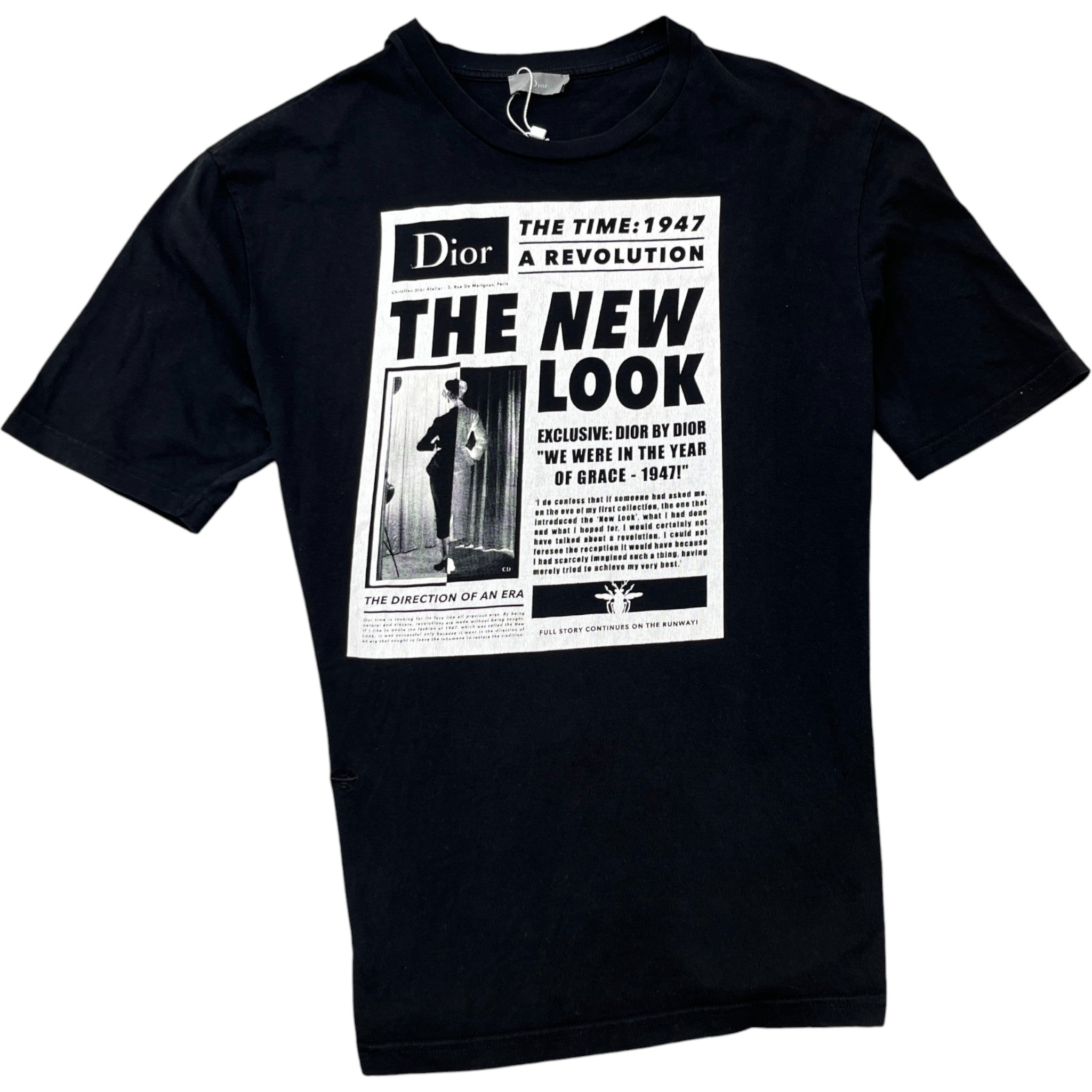 Men's "The New Look" T-Shirt Black Size S