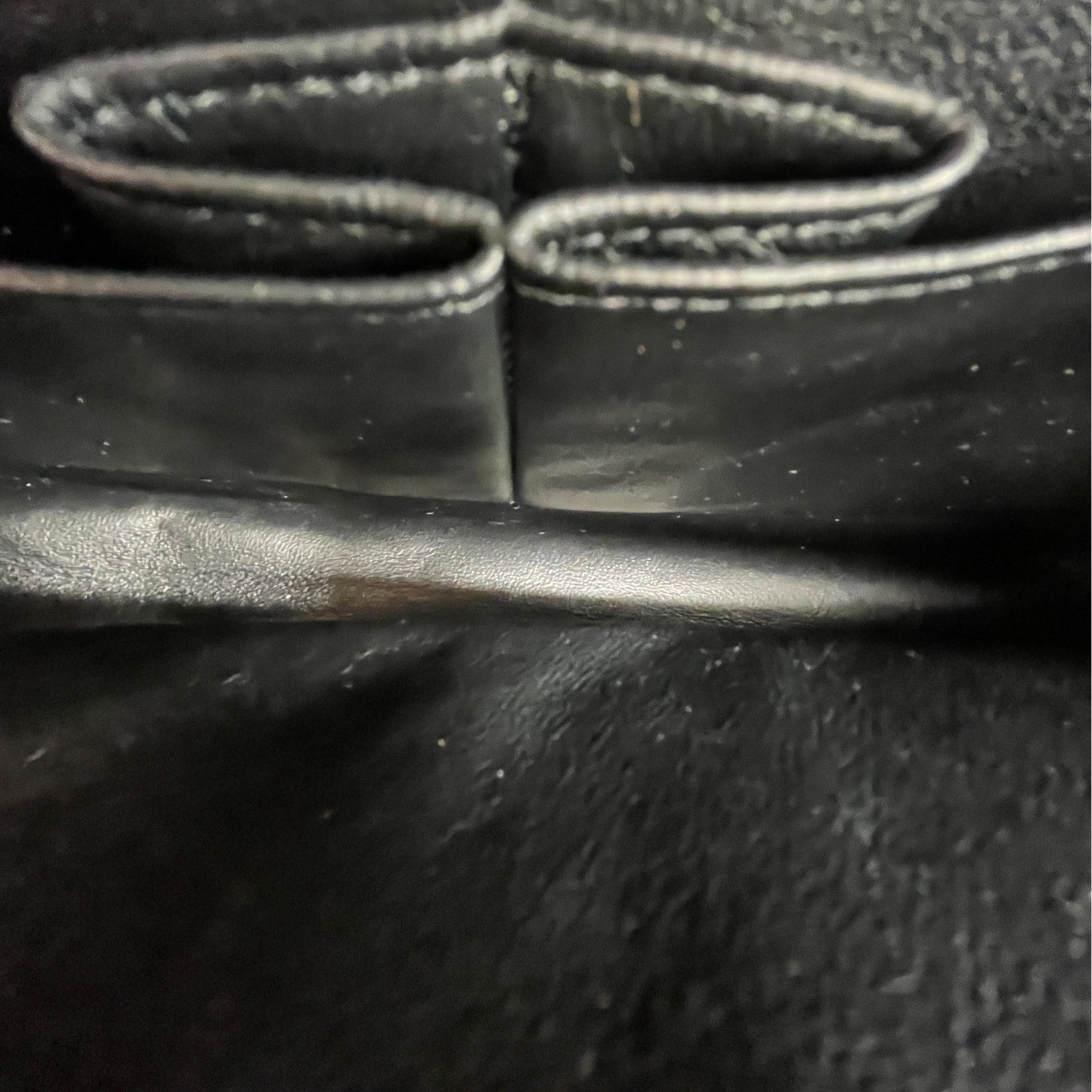 Women's Medium Paint Splatter Flap Bag Black