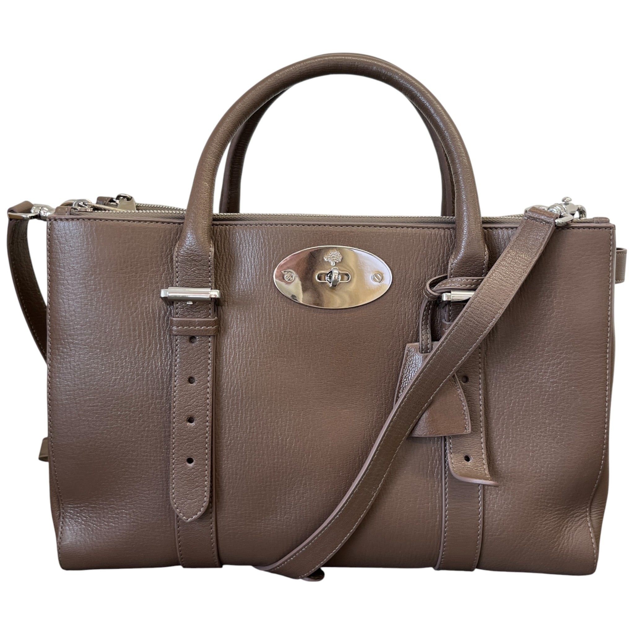 Women's Bayswater Double Zip Tote Bag Brown